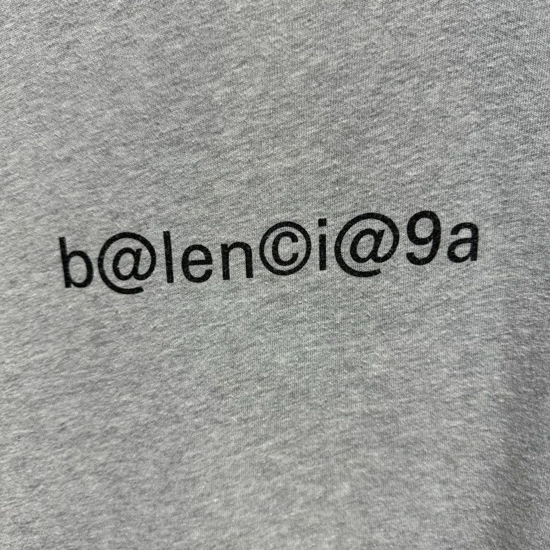 Balenciaga Balenciaga Grey Mailbox Letter Logo Printed Short Sleeve Size US S / EU 44-46 / 1 - 5 Thumbnail