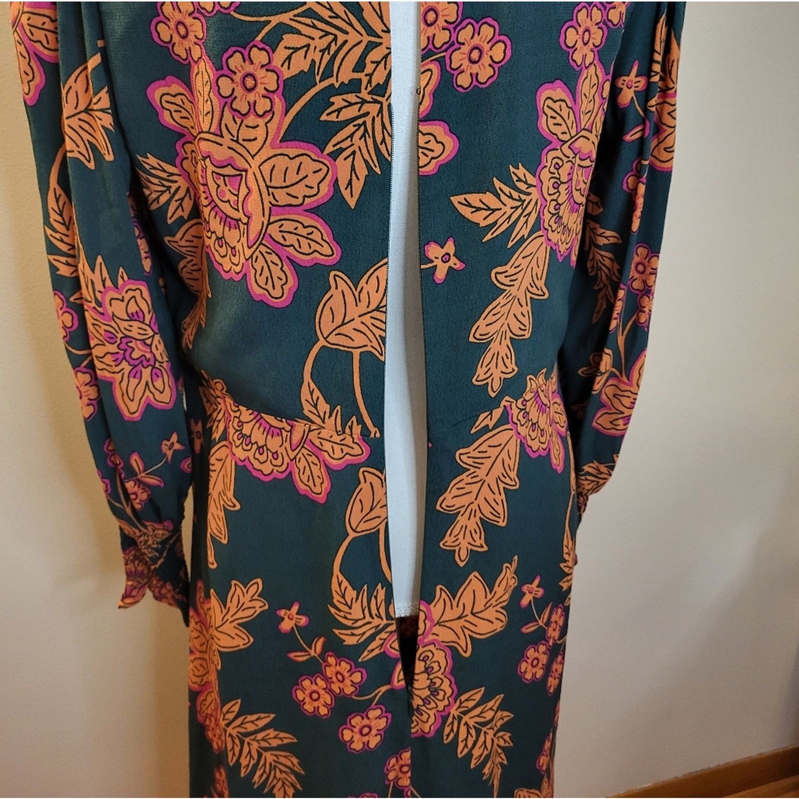 Boden Boden Long Sleeve Floral Print Midi Dress Size 10 Size L / US 10 / IT 46 - 7 Thumbnail
