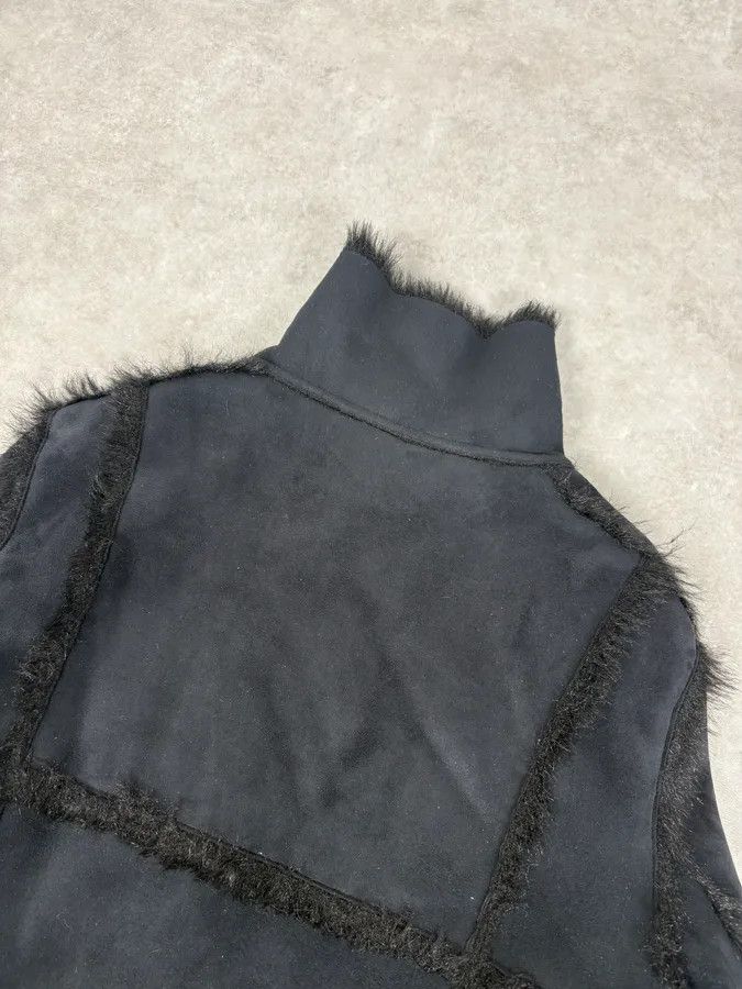 Balmain 2000s Balmain Black Faux Fur Classy Jacket Size M / US 6-8 / IT 42-44 - 7 Thumbnail