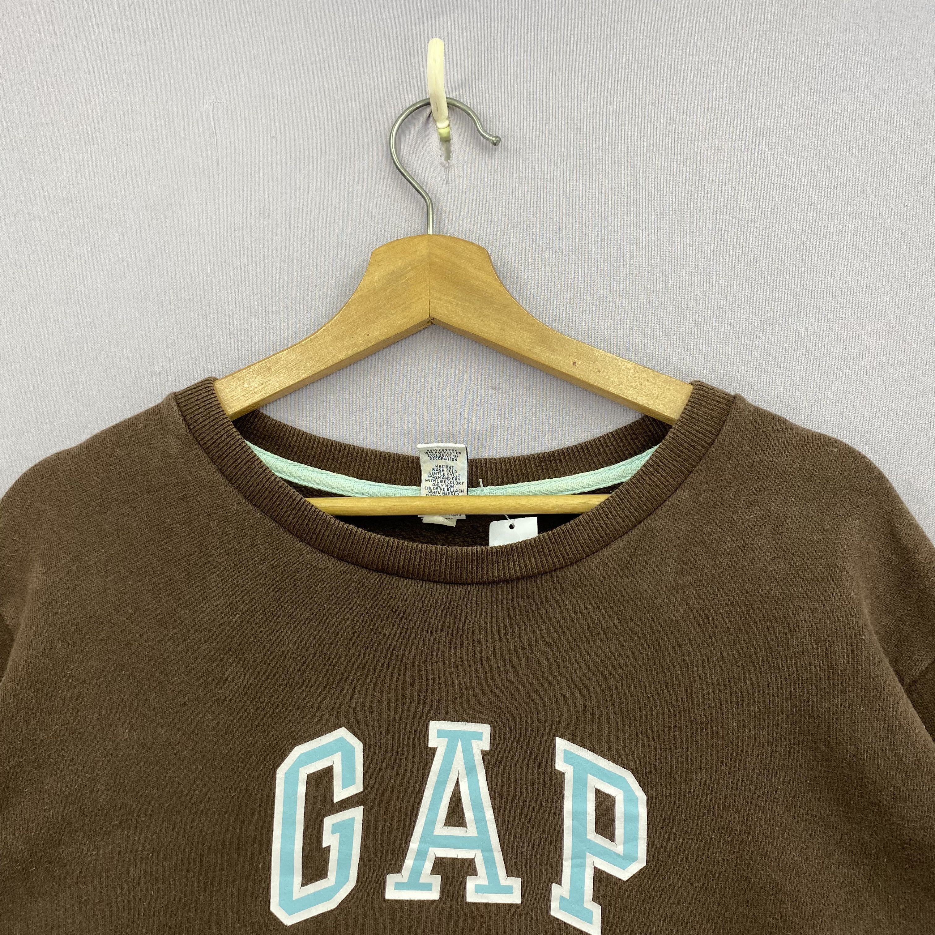 Gap Vintage Gap Spell Out Sweater Faded Sweatshirt Jumper Size US XL / EU 56 / 4 - 3 Thumbnail