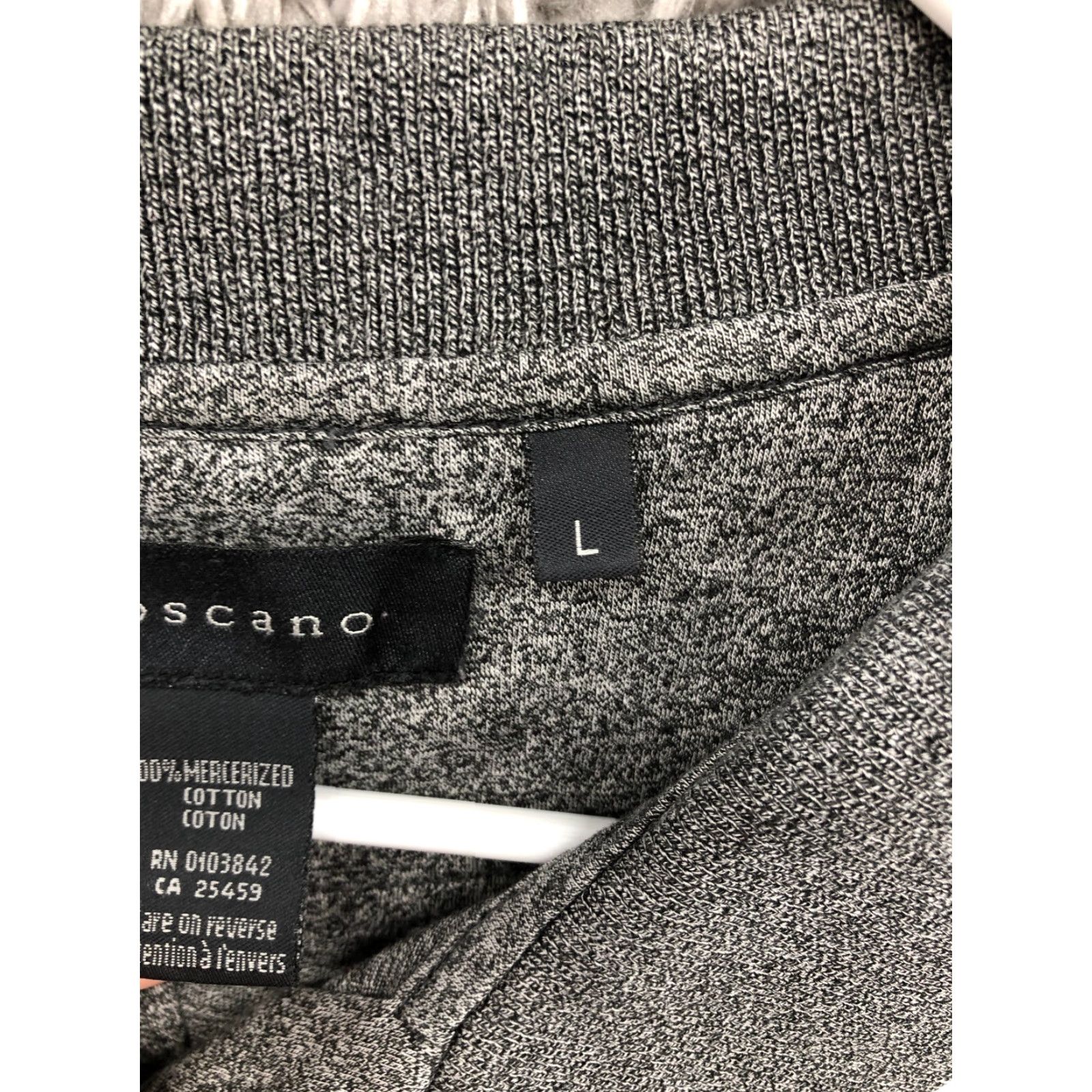Vintage Toscano Polo Shirt Mens L Short Sleeve Pullover Gray Collared Golf Logo Knit Cotton Blend Regular Size US L / EU 52-54 / 3 - 5 Thumbnail