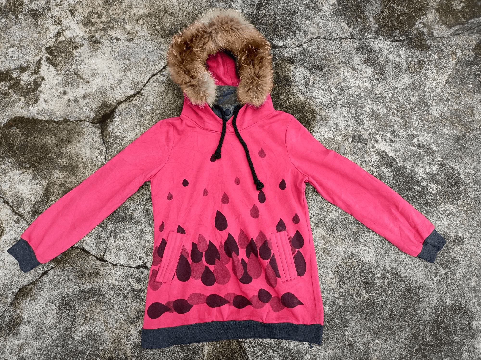 Japanese Brand Faded Japanese Brand Jumper fur Hoodie Turtle Neck Size US XL / EU 56 / 4 - 13 Thumbnail