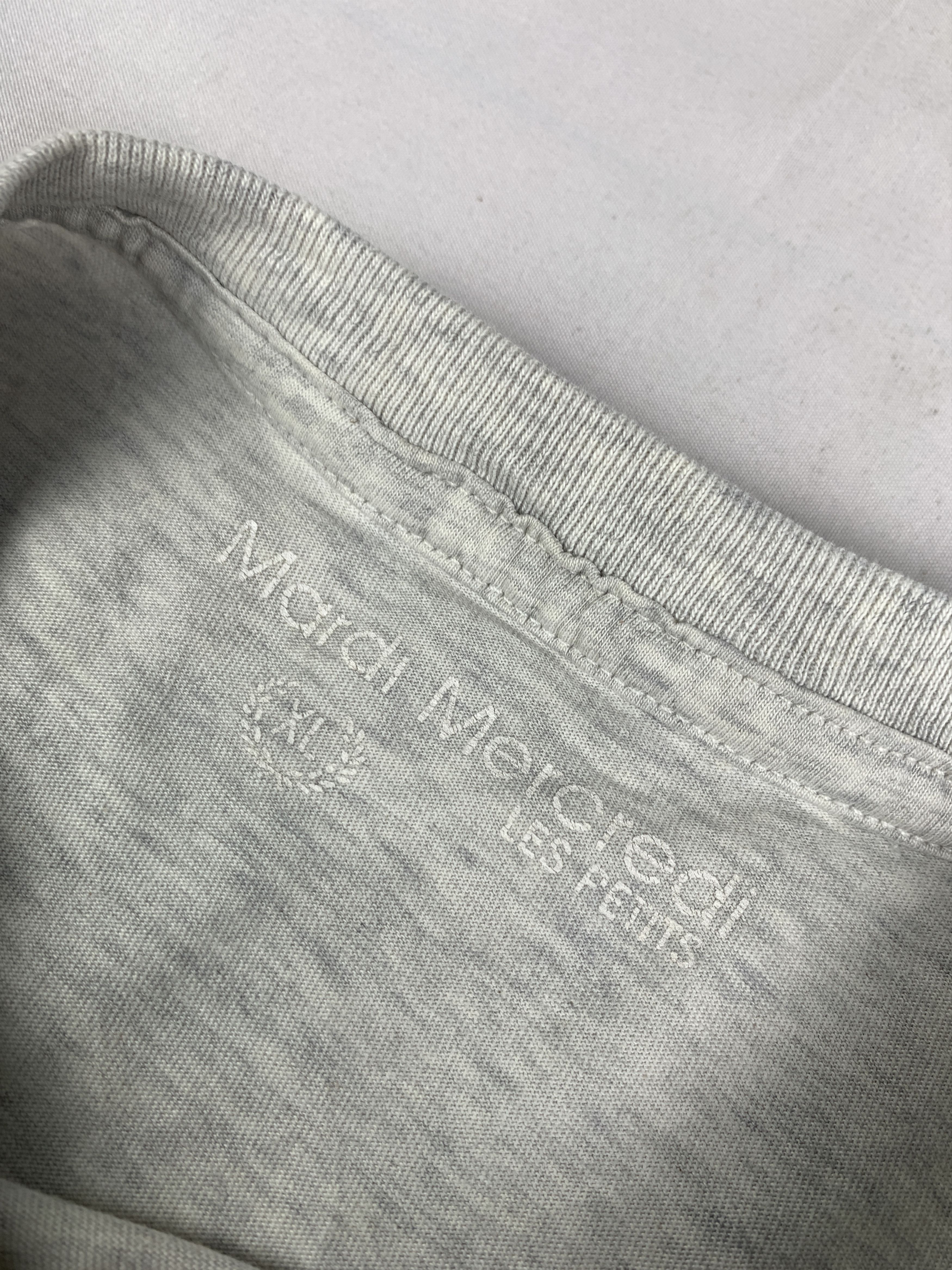 Japanese Brand Mardi Mercredi Les Petites Gray Tee (S) Size S / US 4 / IT 40 - 7 Thumbnail