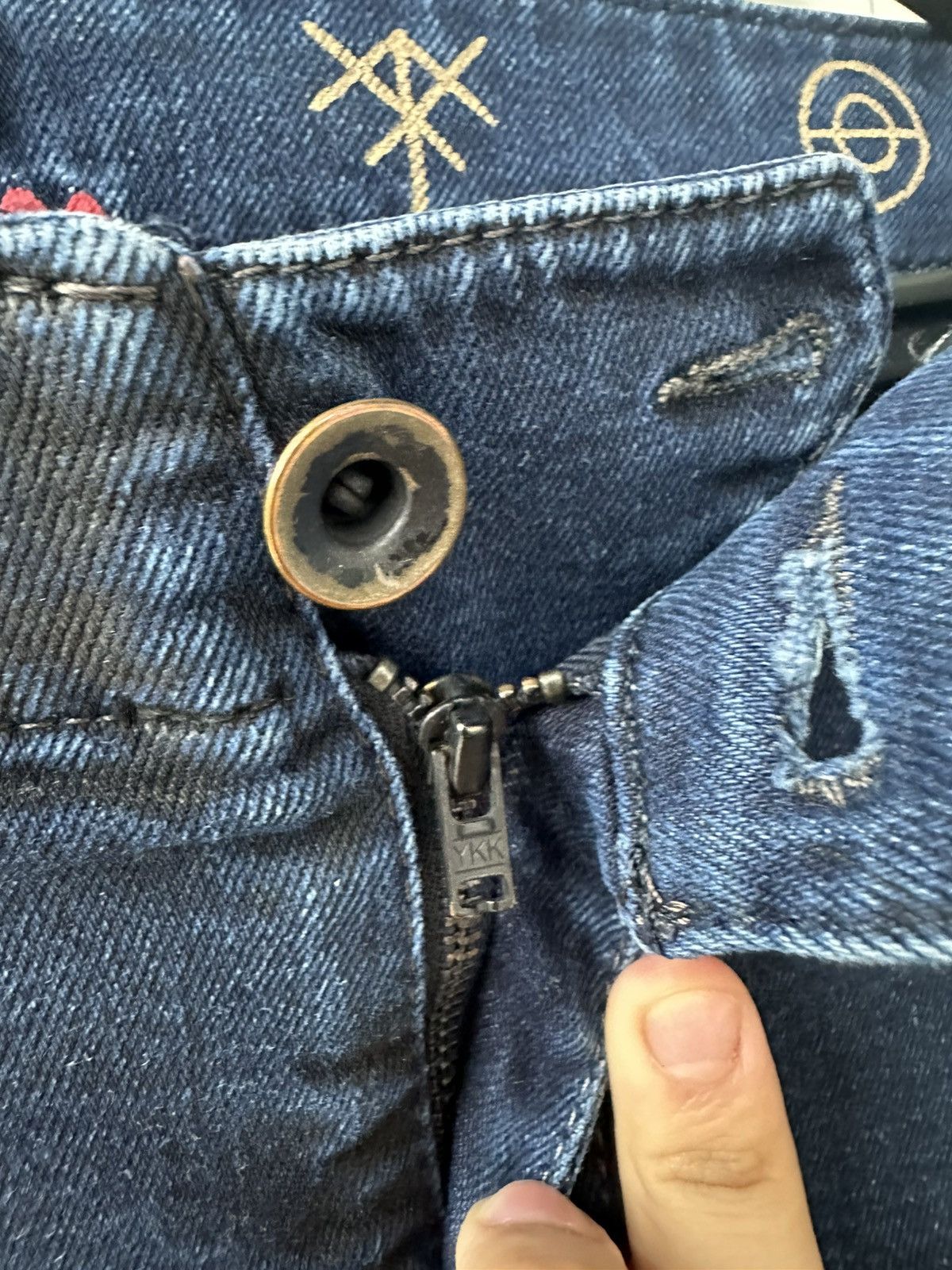 Diesel Vintage Diesel x Edu Denim Jeans Y2K Size US 31 - 15 Thumbnail