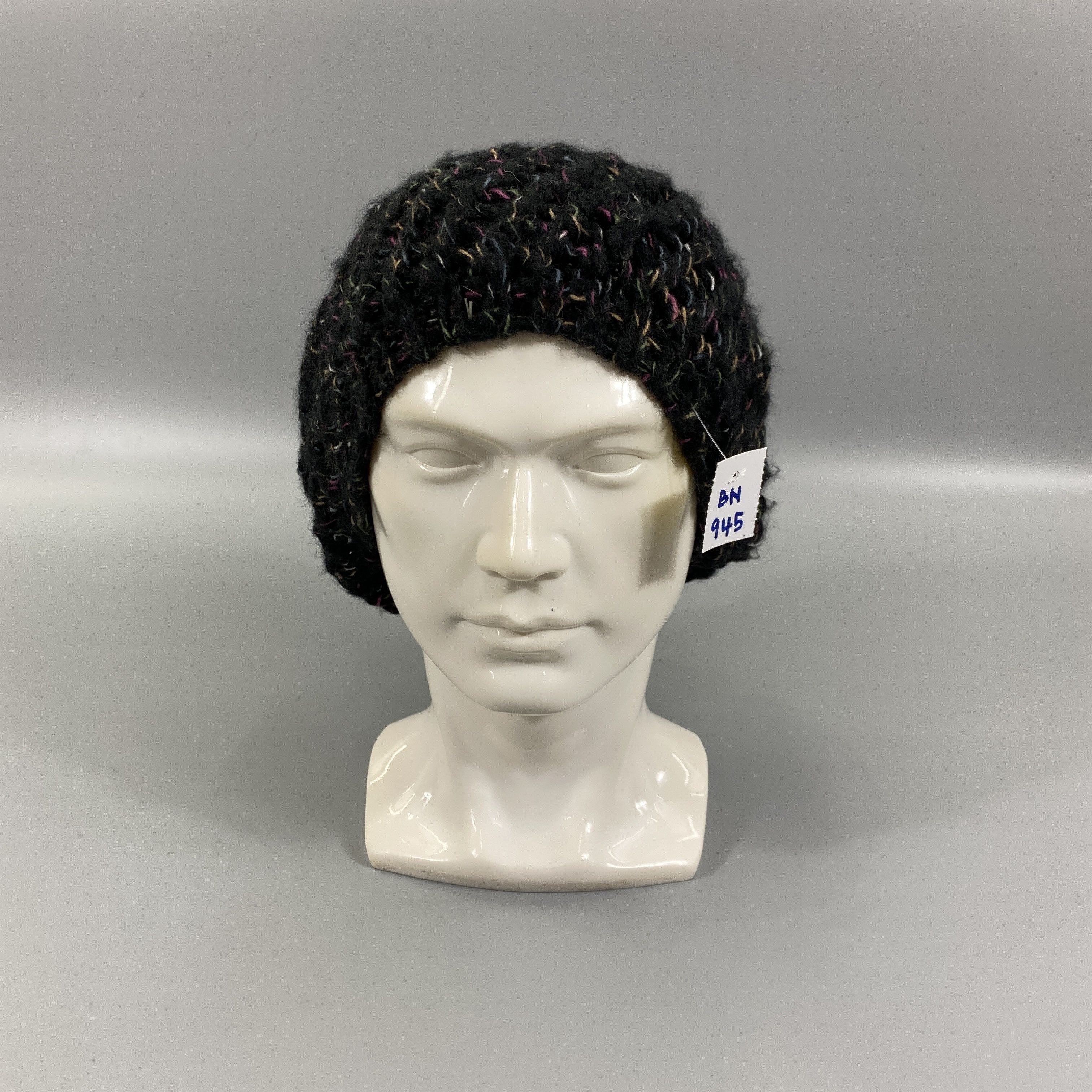 Japanese Brand Crochet Beanie Hat With Sprinkles And Pom Pom -BN945 Size ONE SIZE - 2 Thumbnail