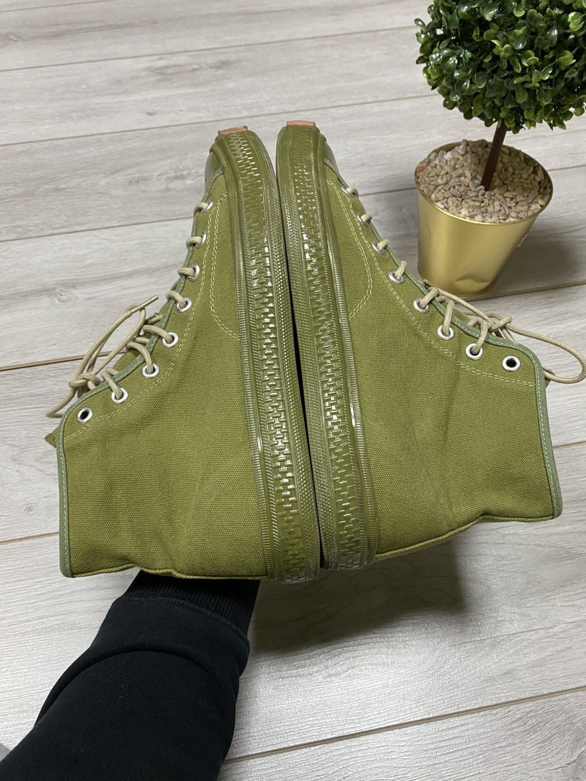 Acne Studios Acne Studios logos high sneakers shoes converse style Size US 10 / EU 43 - 7 Thumbnail