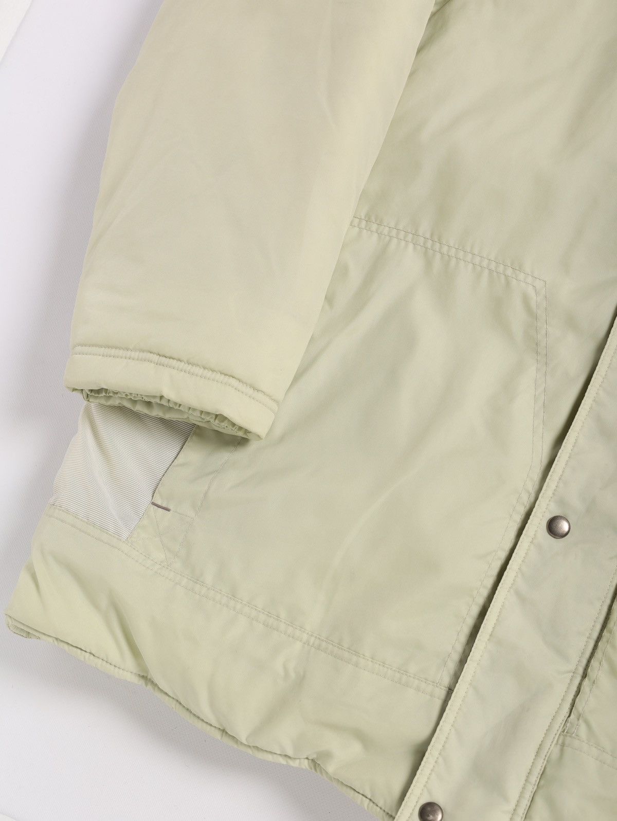 Nike Nike Vintage Nylon Coat Logo Parka Jacket Beige Cream White Size US XXL / EU 58 / 5 - 6 Thumbnail