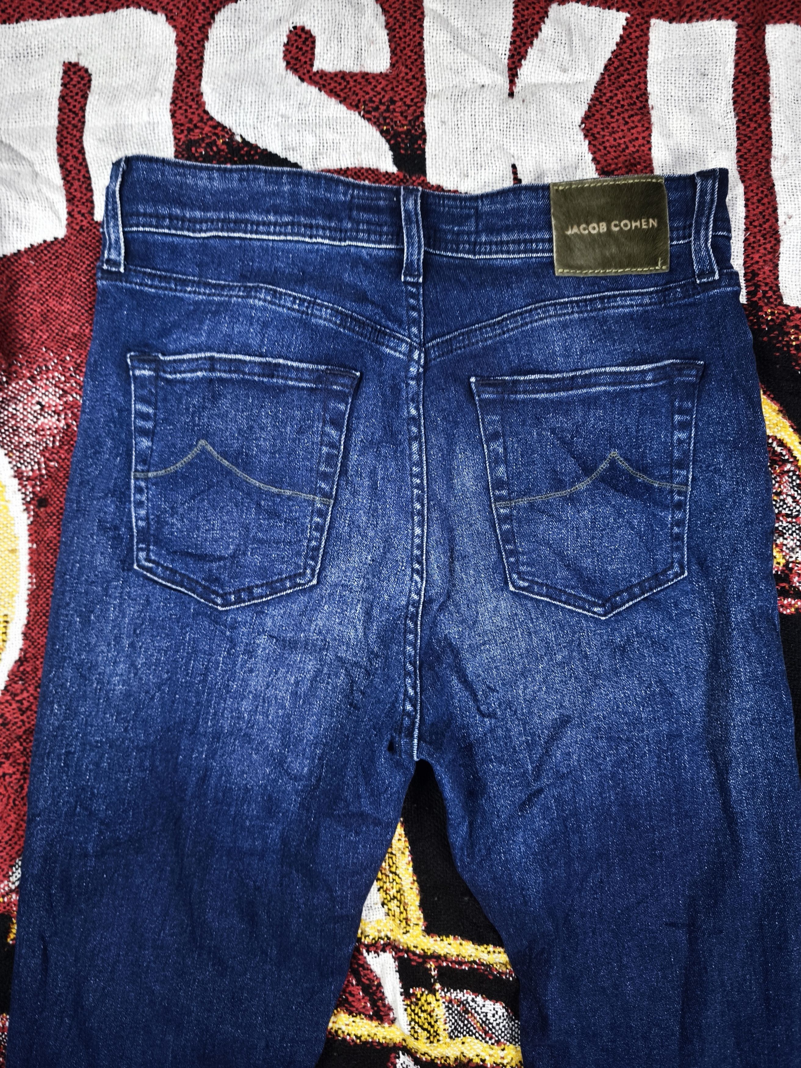 Jacob Cohen Authentic Jacob Cohen Denim Jeans Olive Badge Size US 31 - 2 Thumbnail