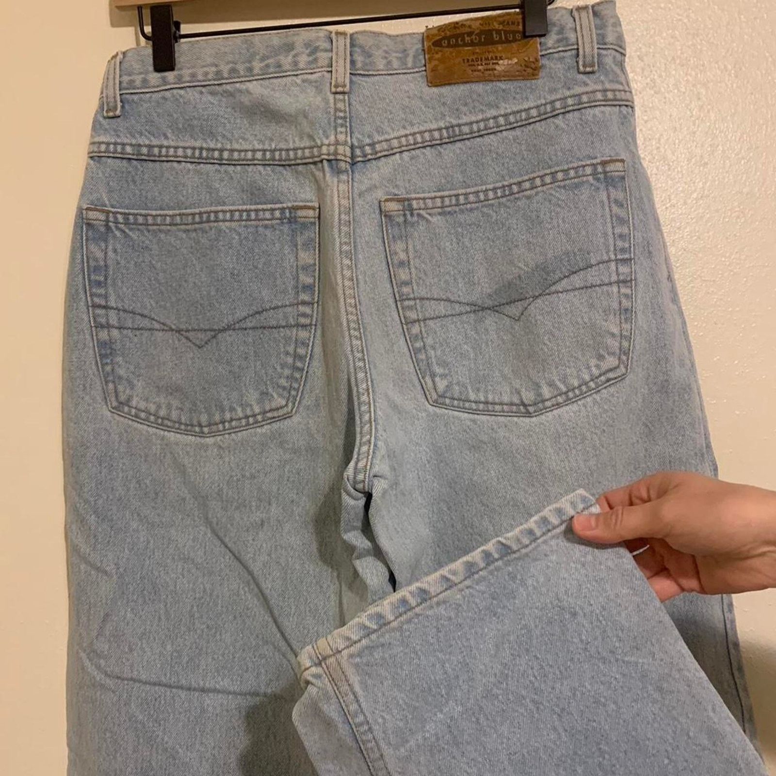 Anchor Blue Y2K Anchor Blue Wide Leg Jeans Size US 32 / EU 48 - 2 Thumbnail