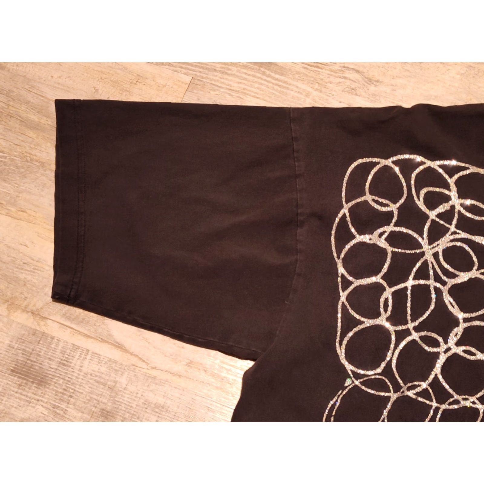 J Brand VINTAGE Hip Hop T-Shirt Jeweled Crown Bling Black Size 3XL USA Made Hip Hop Rap Mens Size US XXL / EU 58 / 5 - 6 Thumbnail