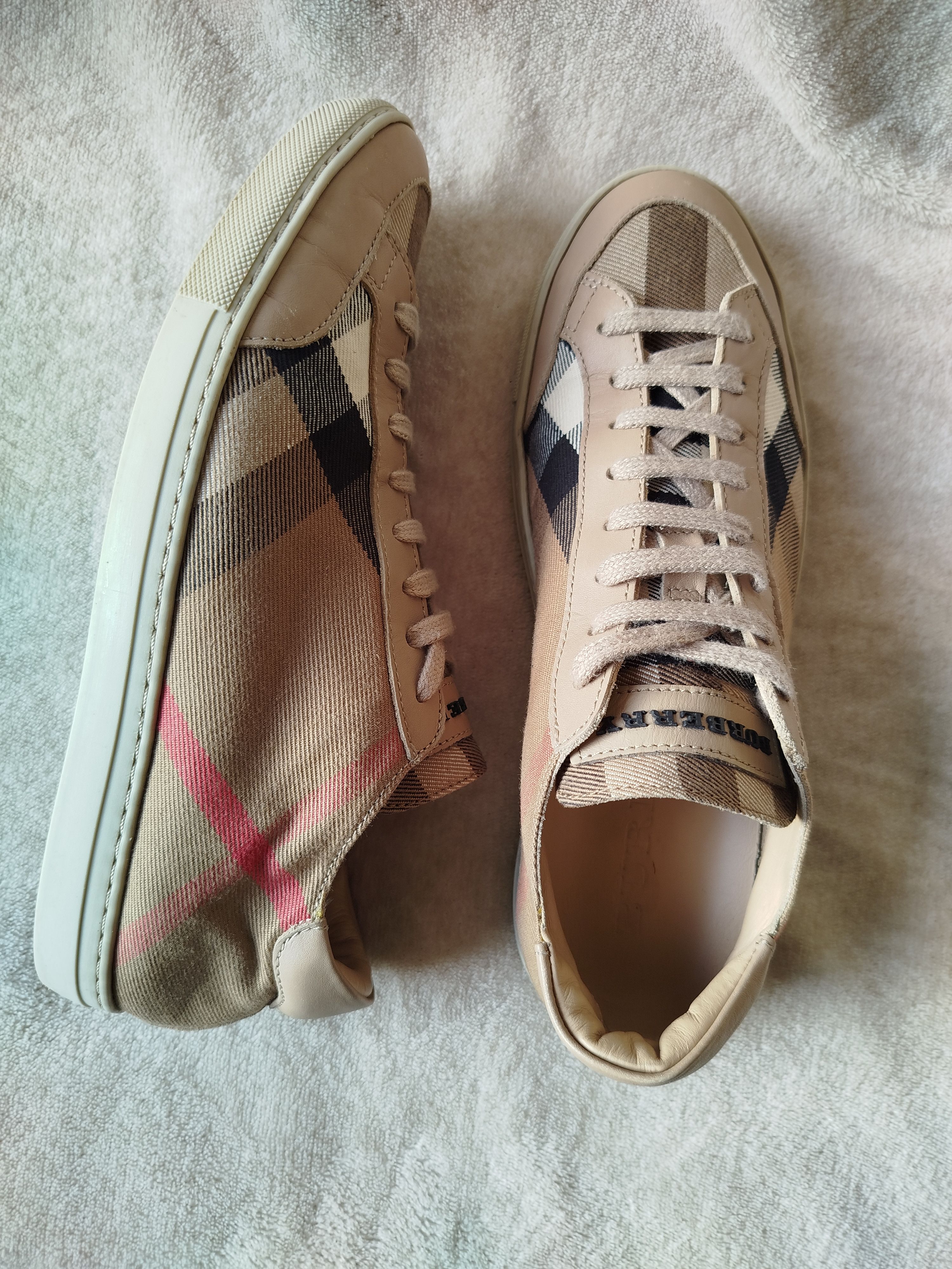 Burberry Burberry Hartsfield check house sneakers 38.5 Size US 7.5 / IT 37.5 - 6 Thumbnail