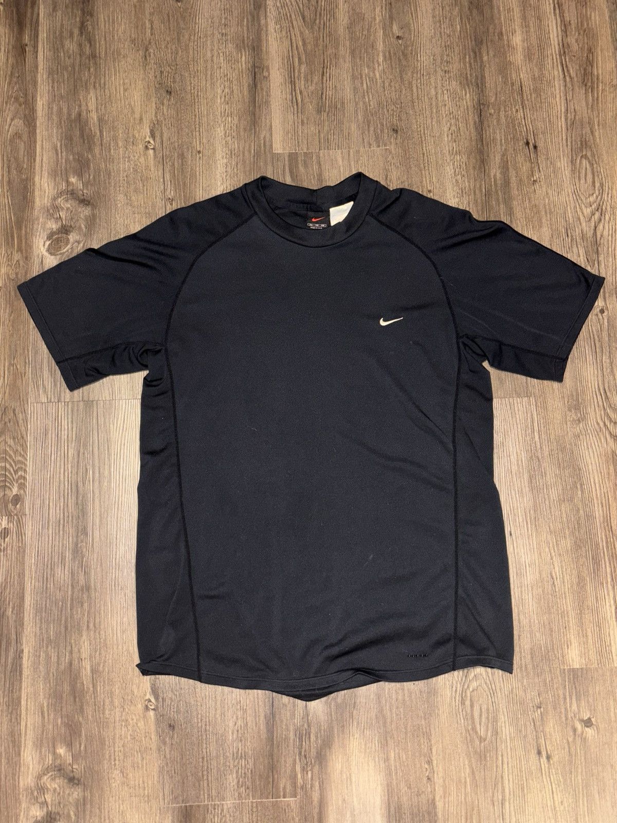 Nike Vintage Nike Black Athletic Tee, 1990’s Red Logo Size US XL / EU 56 / 4 - 1 Thumbnail