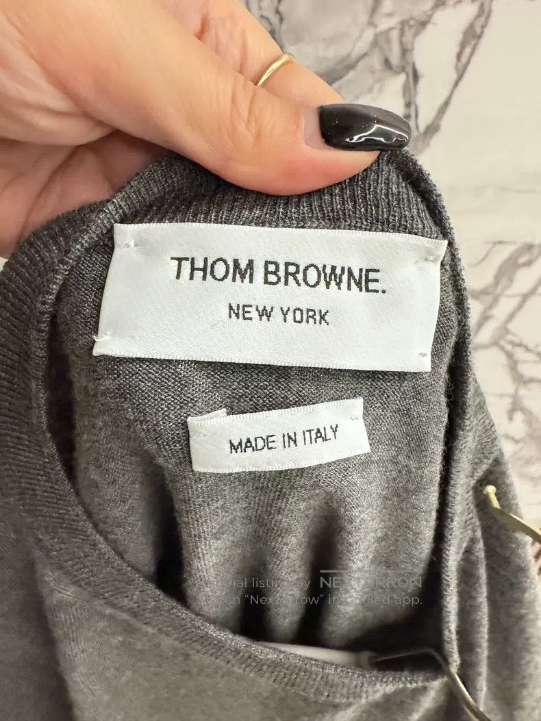 Thom Browne Thom Browne Round-neck knit sweater Size M / US 6-8 / IT 42-44 - 2 Thumbnail