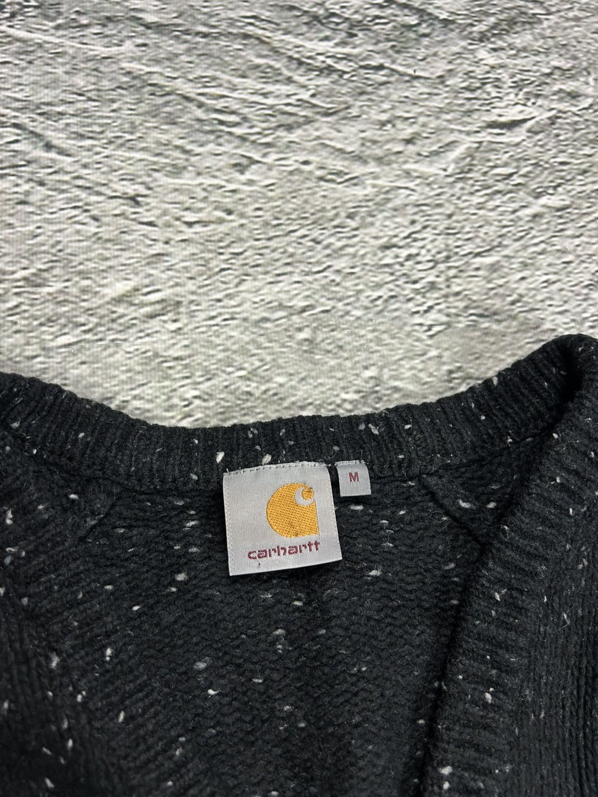 Carhartt Carhartt anglistic v-neck cardigan lambswool knit sweater Size US M / EU 48-50 / 2 - 4 Thumbnail