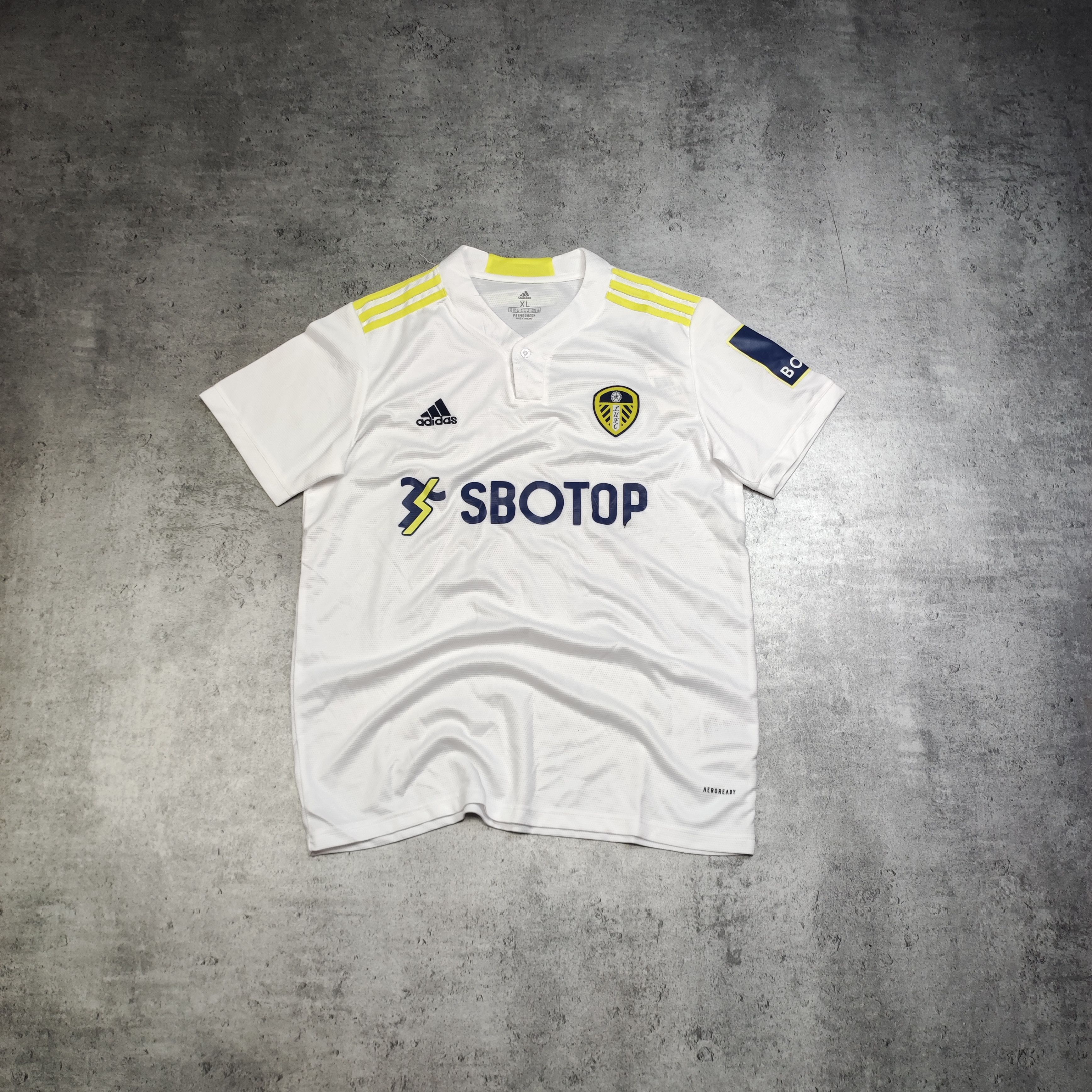Vintage Vintage RARE Leeds United Adidas Home Football Jersey Size US XL / EU 56 / 4 - 1 Thumbnail