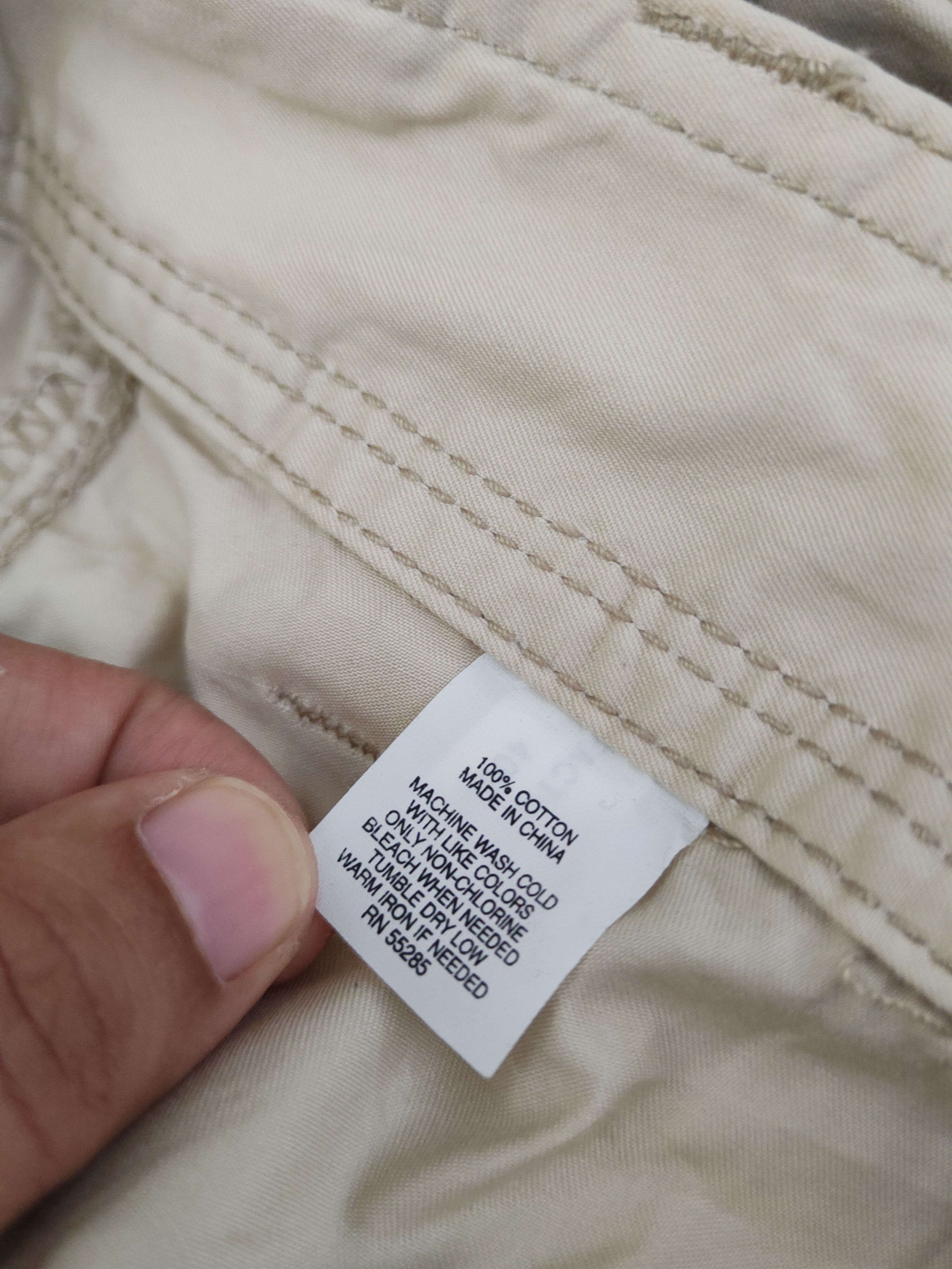 Japanese Brand DL Express Ivory Multipocket Tactical Cargo Pants #1344 Size 28" / US 6 / IT 42 - 12 Thumbnail