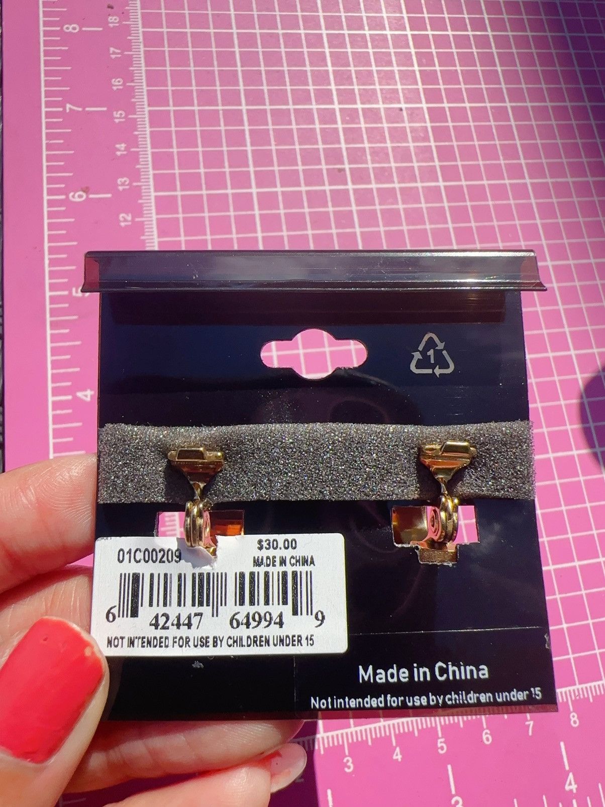 Anne Klein Anne Klein Frosted gold loops e-zcomfort clip on earrings Size ONE SIZE - 3 Thumbnail