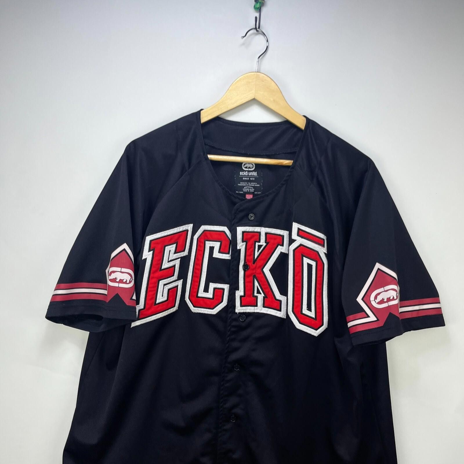 Ecko Unltd. Vintage Ecko UNLTD Baseball Stitched Jersey Shirt 2XL Size US XXL / EU 58 / 5 - 2 Thumbnail