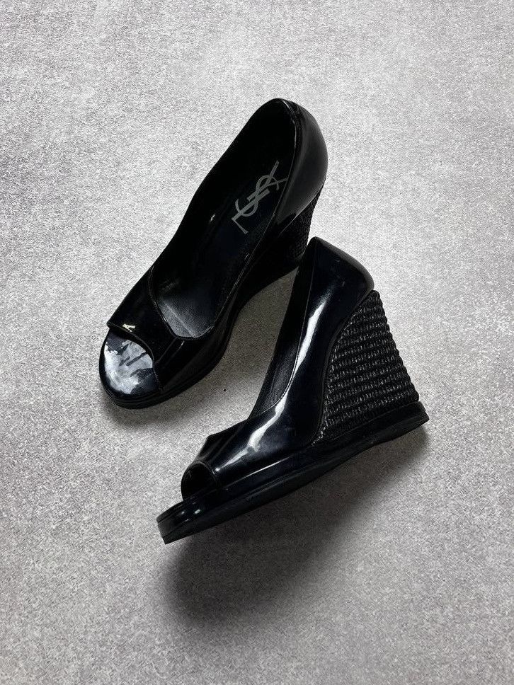 Yves Saint Laurent VINTAGE YSL YVES SAINT LAURENT HIGH HEELS WOMAN’S EUR 37 Size US 7 / IT 37 - 1 Thumbnail
