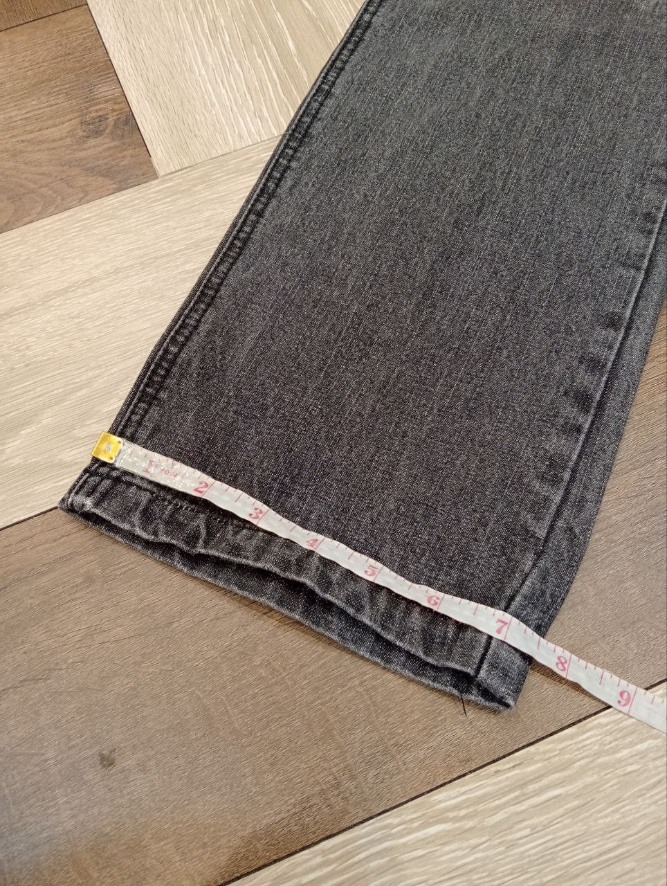 If Six Was Nine JAPANESE LOWBOX DISTRESSED LOOK JEANS - BLACK Size US 30 / EU 46 - 16 Thumbnail