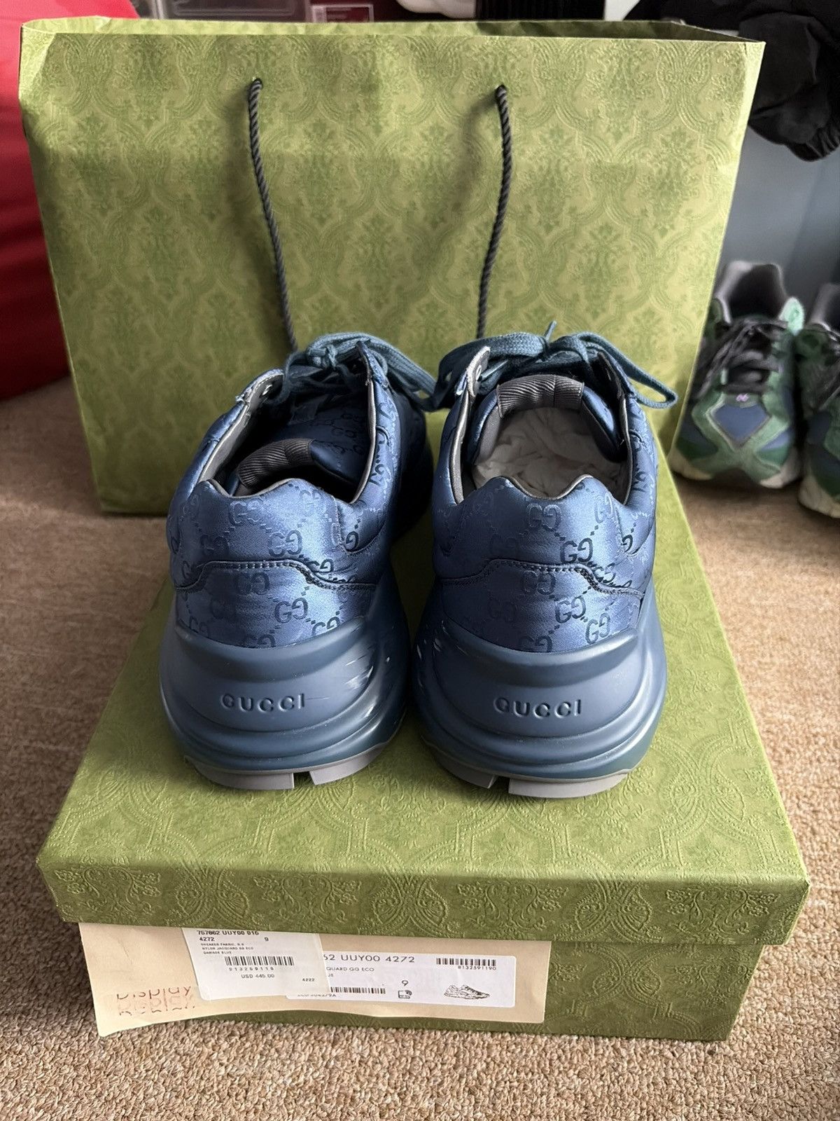 Gucci Gucci Monogram Low-Top Sneakers Size US 9 / EU 42 - 6 Thumbnail