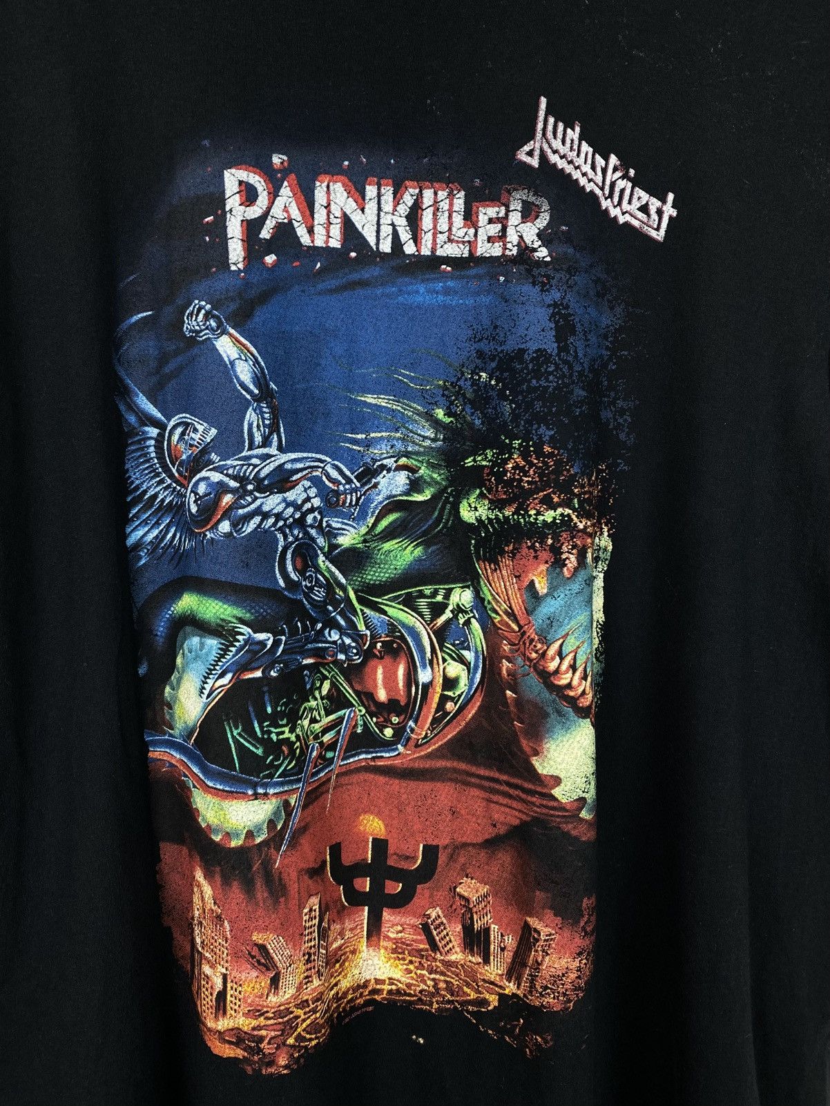 Band Tees Gildan Judas Priest Pain Killer Band T-Shirt Size XXL Black Size US XXL / EU 58 / 5 - 3 Thumbnail