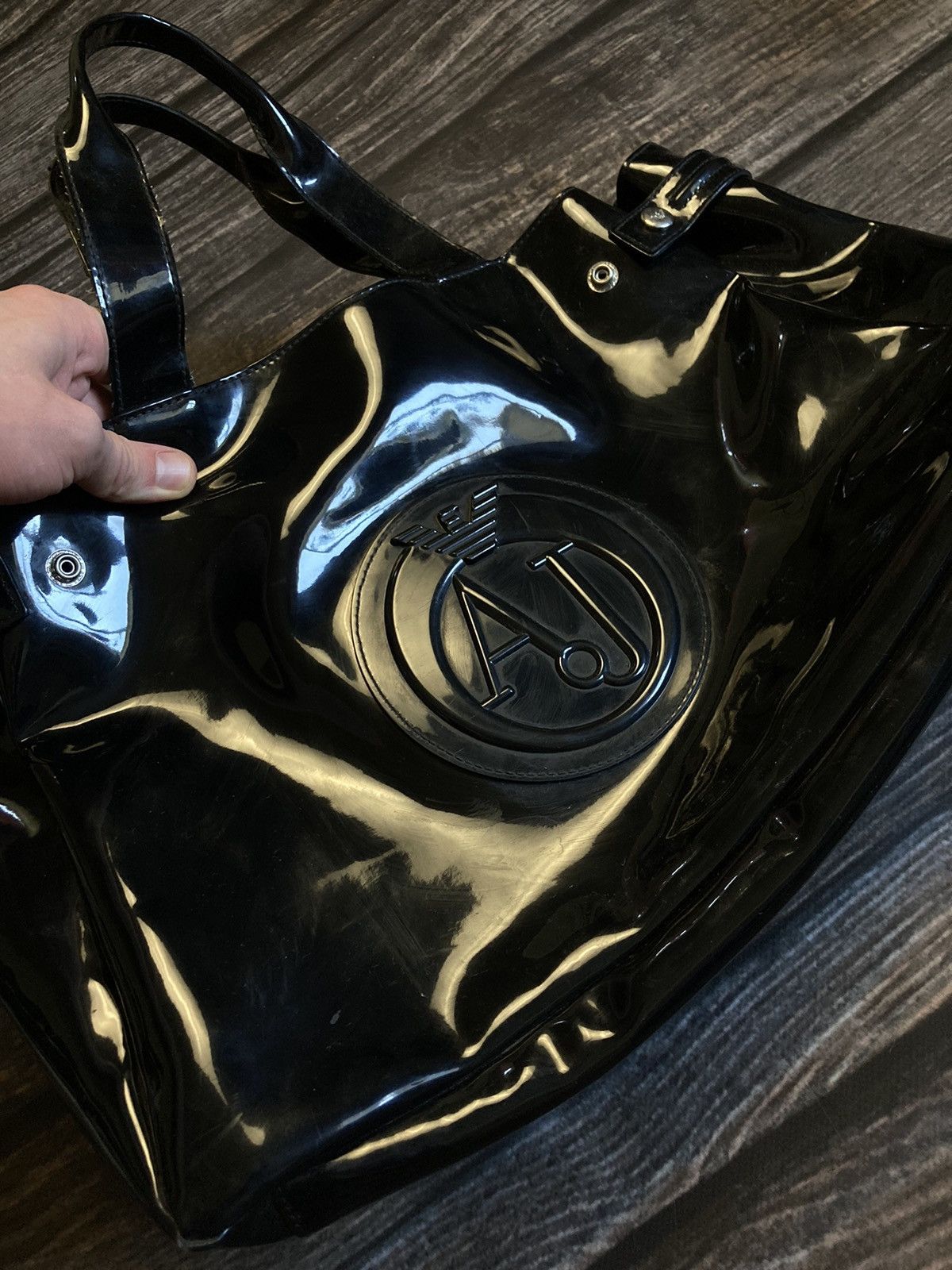 Armani Armani latex bag Size ONE SIZE - 2 Thumbnail
