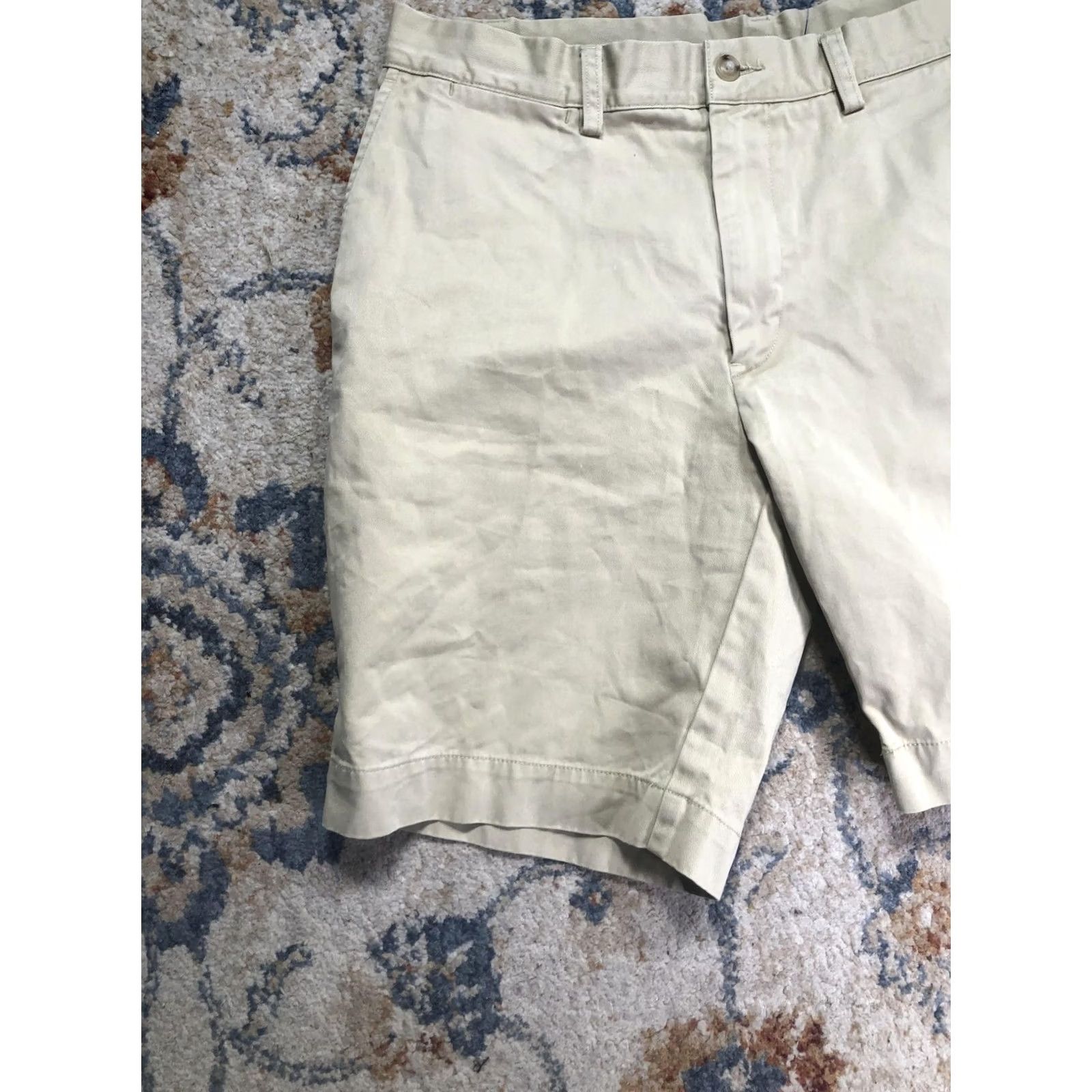 Polo Ralph Lauren Polo Ralph Lauren Shorts Mens 33 Beige Classic Fit Chino 9 Inseam Casual Summer Size US XS / EU 42 / 0 - 4 Thumbnail