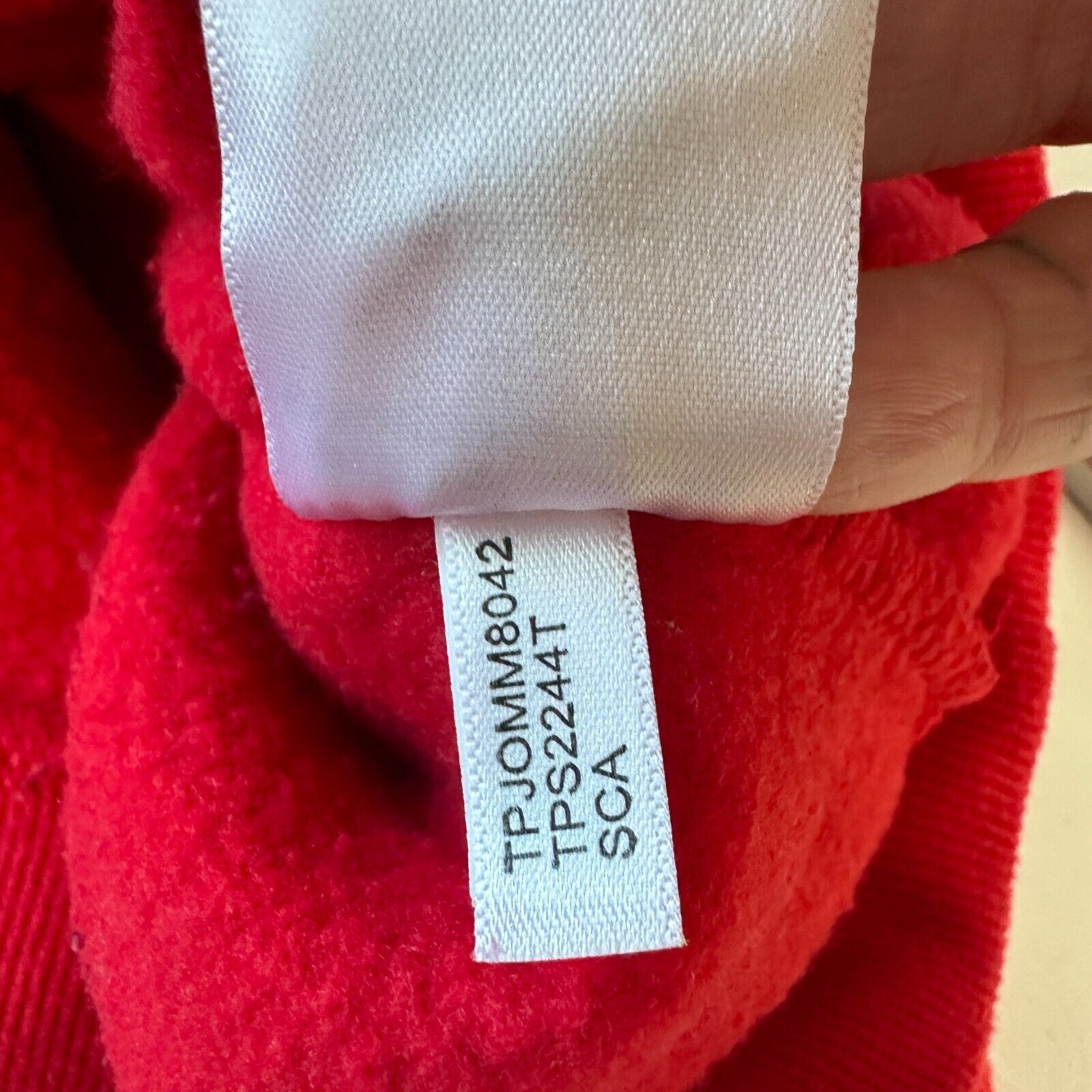 Tommy Hilfiger Tommy Hilfiger Sport Red Big Logo Sweatshirt Thumbhole XL Size XL / US 12-14 / IT 48-50 - 10 Thumbnail