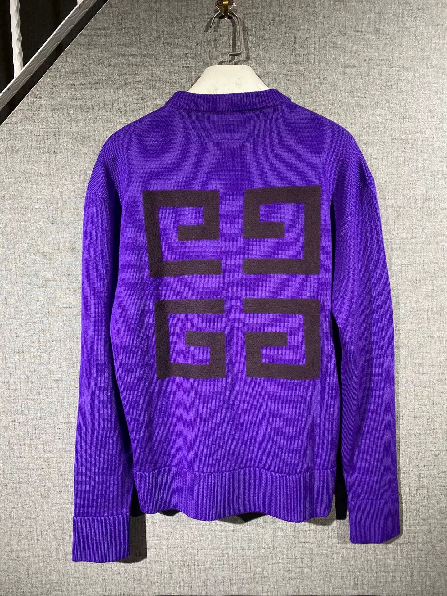 givenchy purple knit sweater with tags