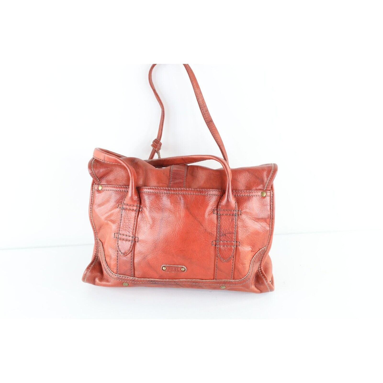 Frye Frye Distressed Italian Leather Boho Chic Shoulder Bag Size ONE SIZE - 5 Thumbnail