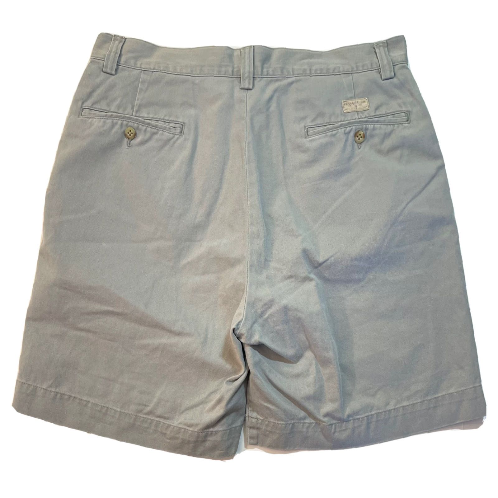 Polo Ralph Lauren VINTAGE Polo Ralph Lauren Pants Mens 32 Gray Flat Front Cotton Chino Preppy 90s Mens Size US XS / EU 42 / 0 - 4 Thumbnail