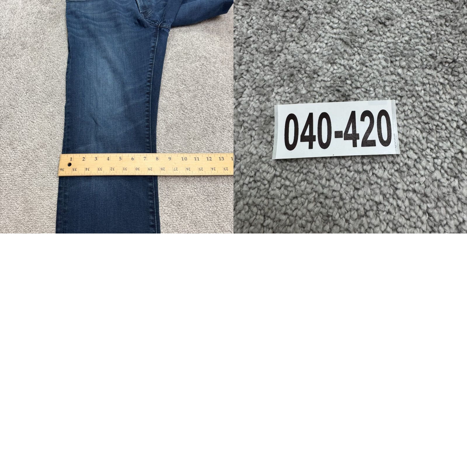 Madewell Madewell Slim Fit Straight Denim Jeans Mens 32x32 Blue Dark Wash Stretch Casual Size US 32 / EU 48 - 10 Thumbnail