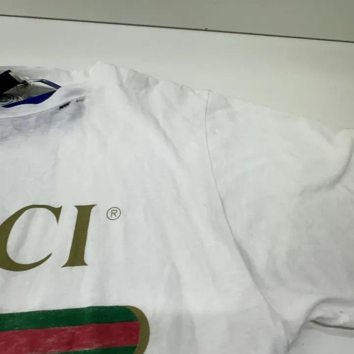 Gucci Gucci Logo Print Short Sleeve T-Shirt-2507 Size XXS / US 00 / IT 34 - 5 Thumbnail