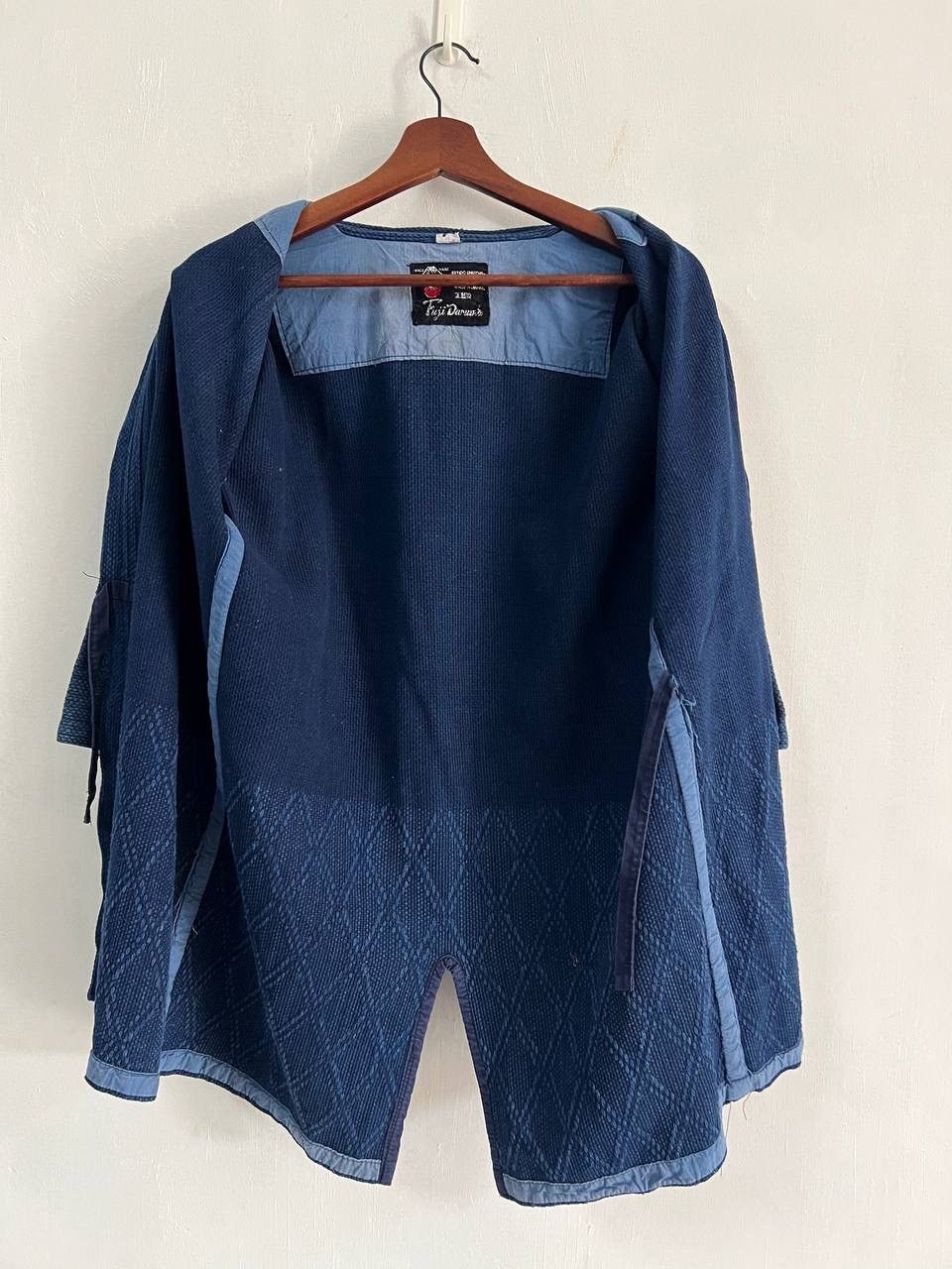 Vintage Vintage Kendo Boro Fuji Daruma Dyed Kimono Jacket Size US L / EU 52-54 / 3 - 19 Thumbnail
