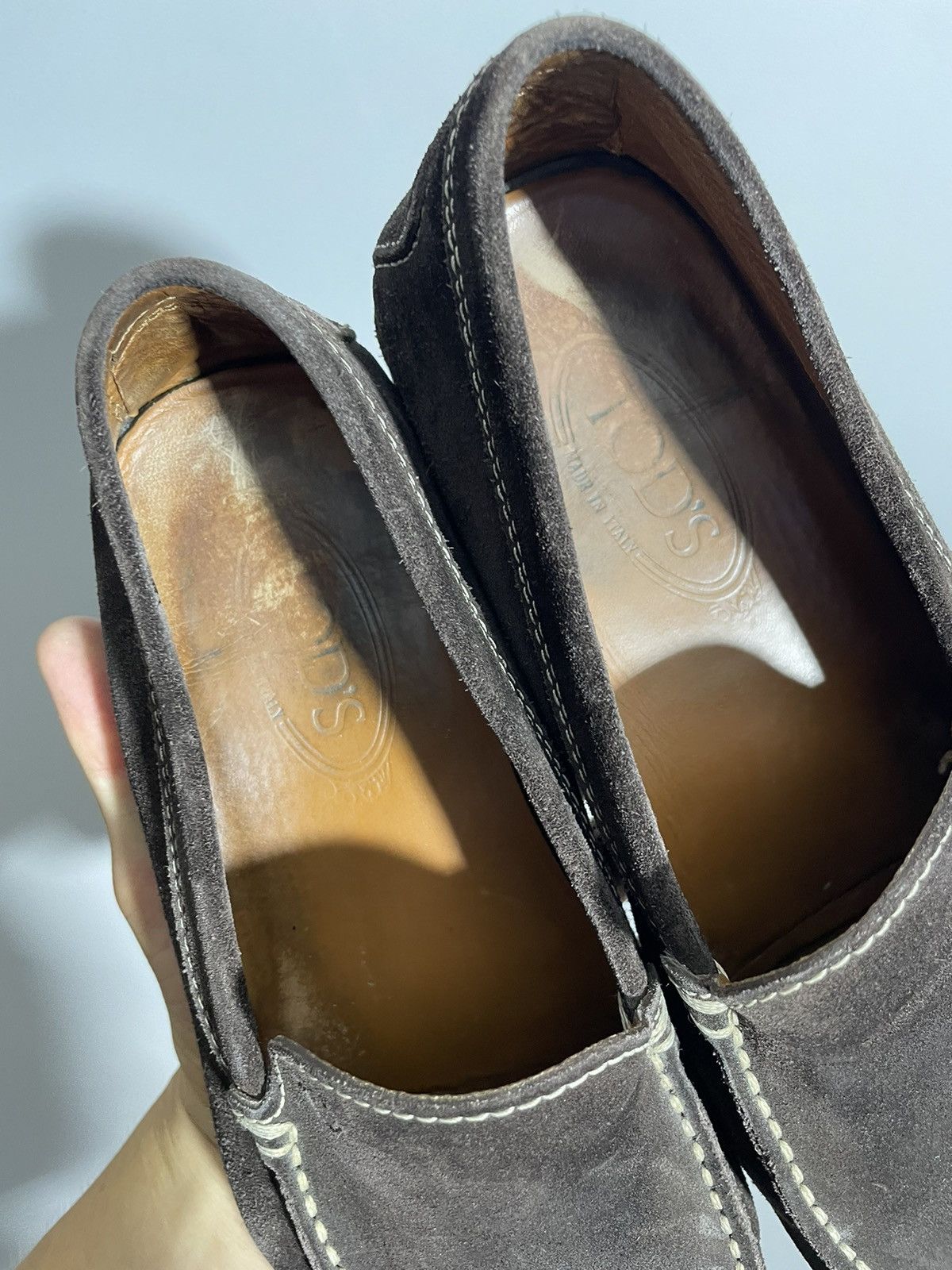 Tod's × Vintage Tod's Men Brown Loafers Size US 8 / EU 41 - 5 Thumbnail