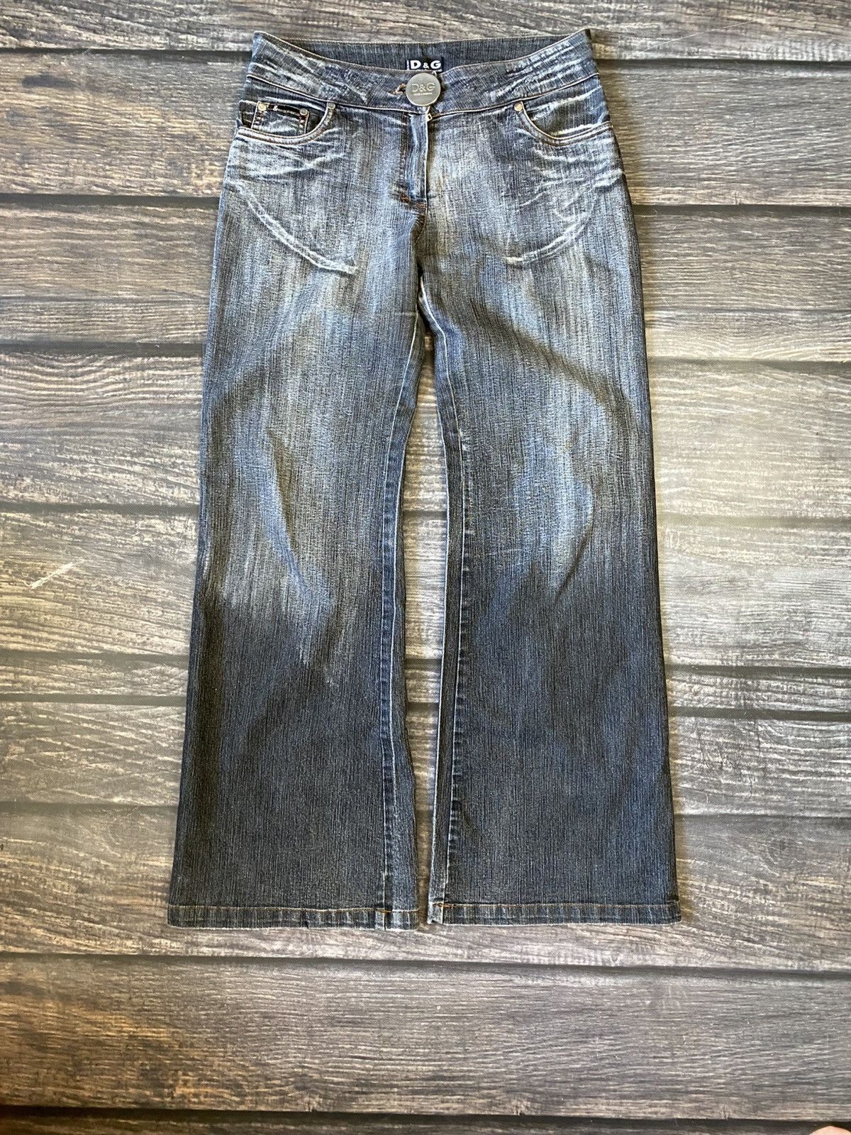 Dolce & Gabbana Dolce Gabbana Baggy Avant Garde Big Button Vintage Pants y2k Size 27" / US 4 / IT 40 - 1 Thumbnail
