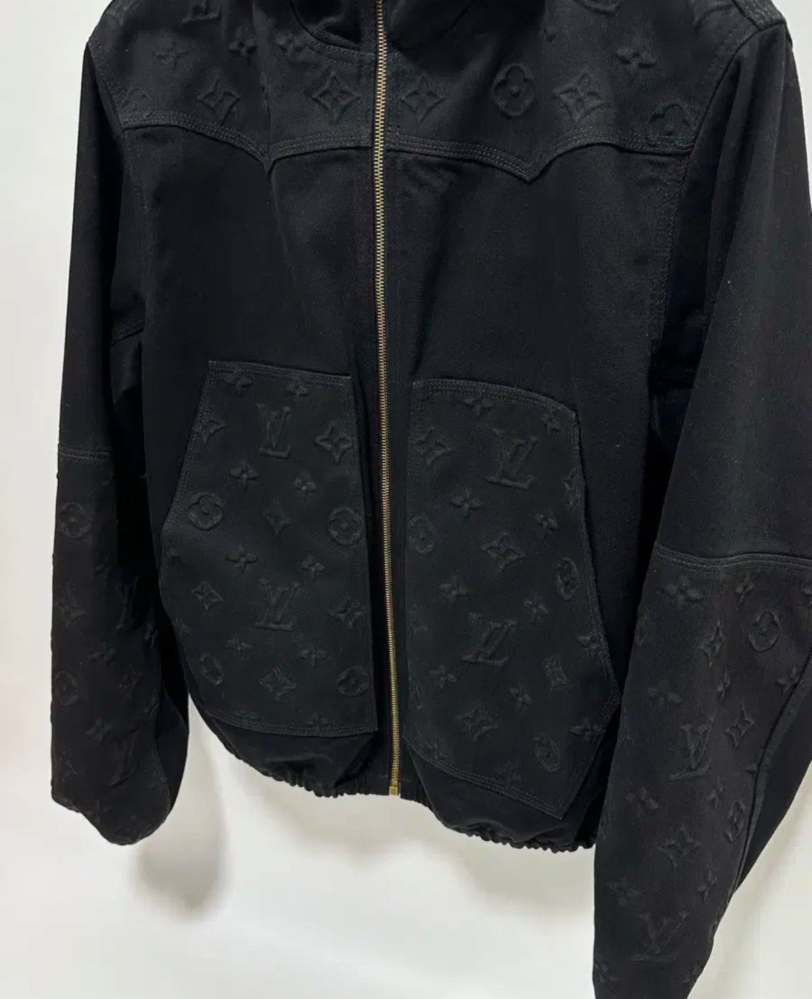 Louis Vuitton Louis Vuitton Monogram Carpenter Denim Hood Zipup Jacket Size US S / EU 44-46 / 1 - 4 Thumbnail