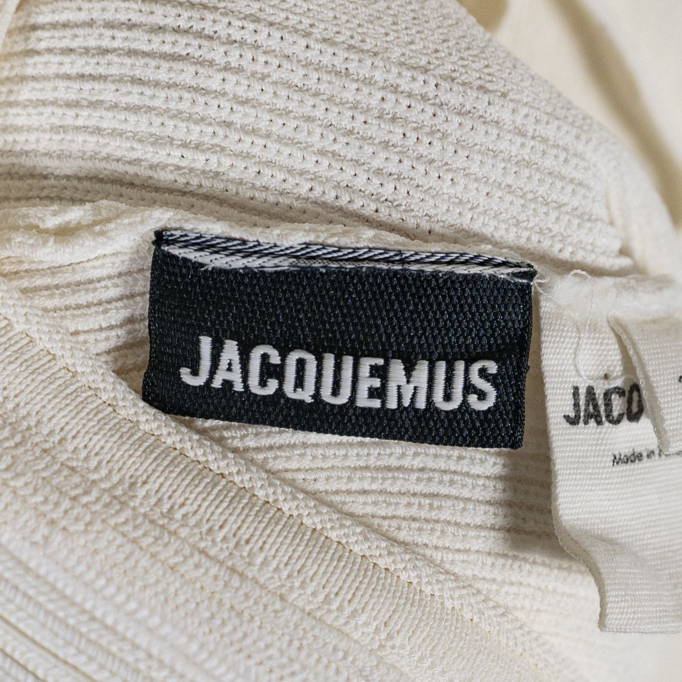 Jacquemus Jacquemus Ribbed Knit Stretch Open Back Size XS / US 0-2 / IT 36-38 - 2 Thumbnail