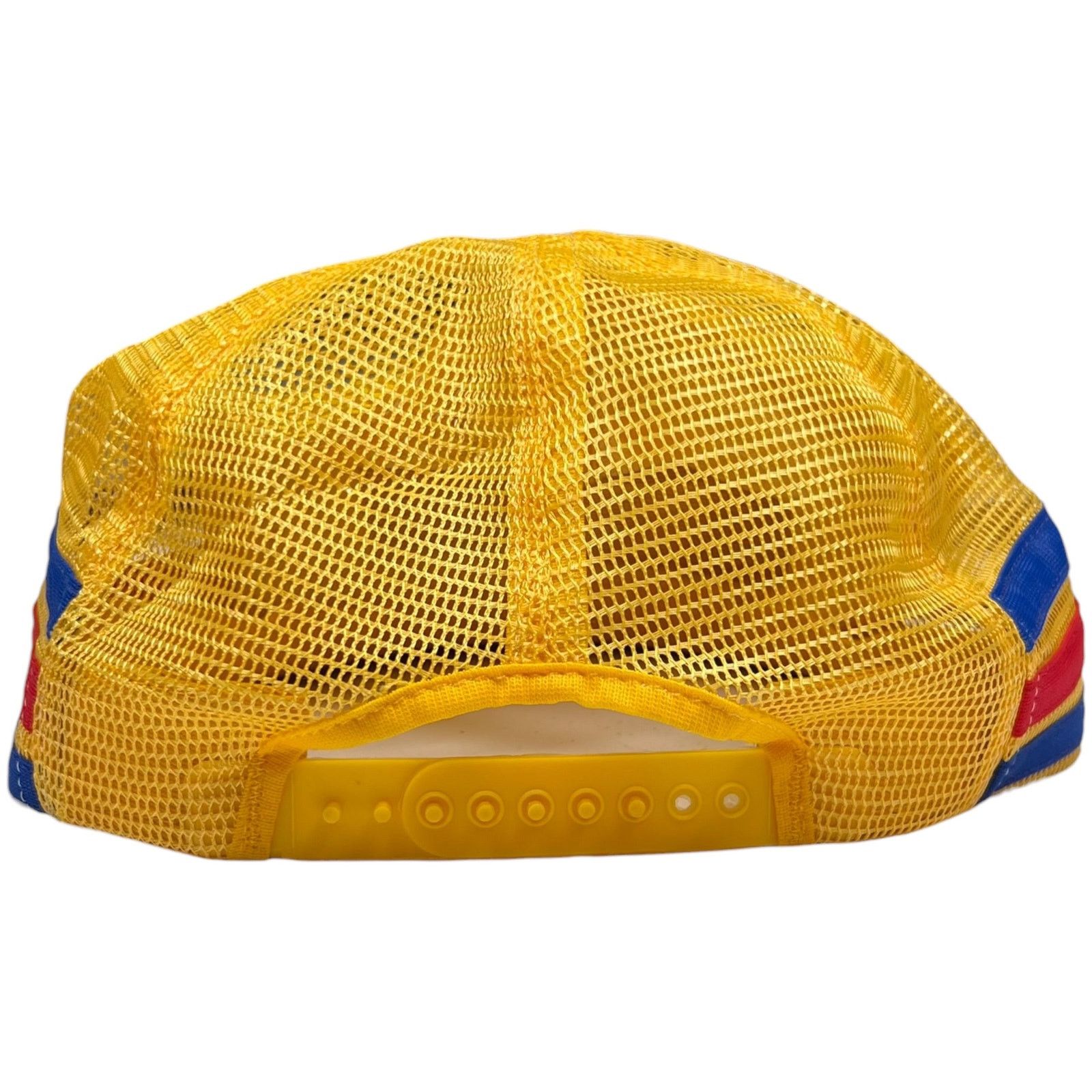NASCAR × Vintage Vintage 80s NASCAR three stripe worn trucker SnapBack hat Size ONE SIZE - 4 Thumbnail