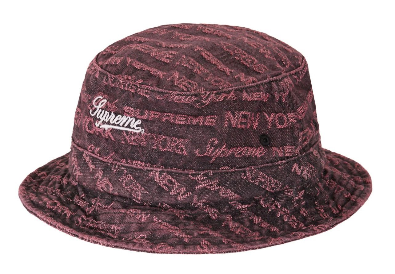 Supreme Jacquard Denim Hat | Grailed