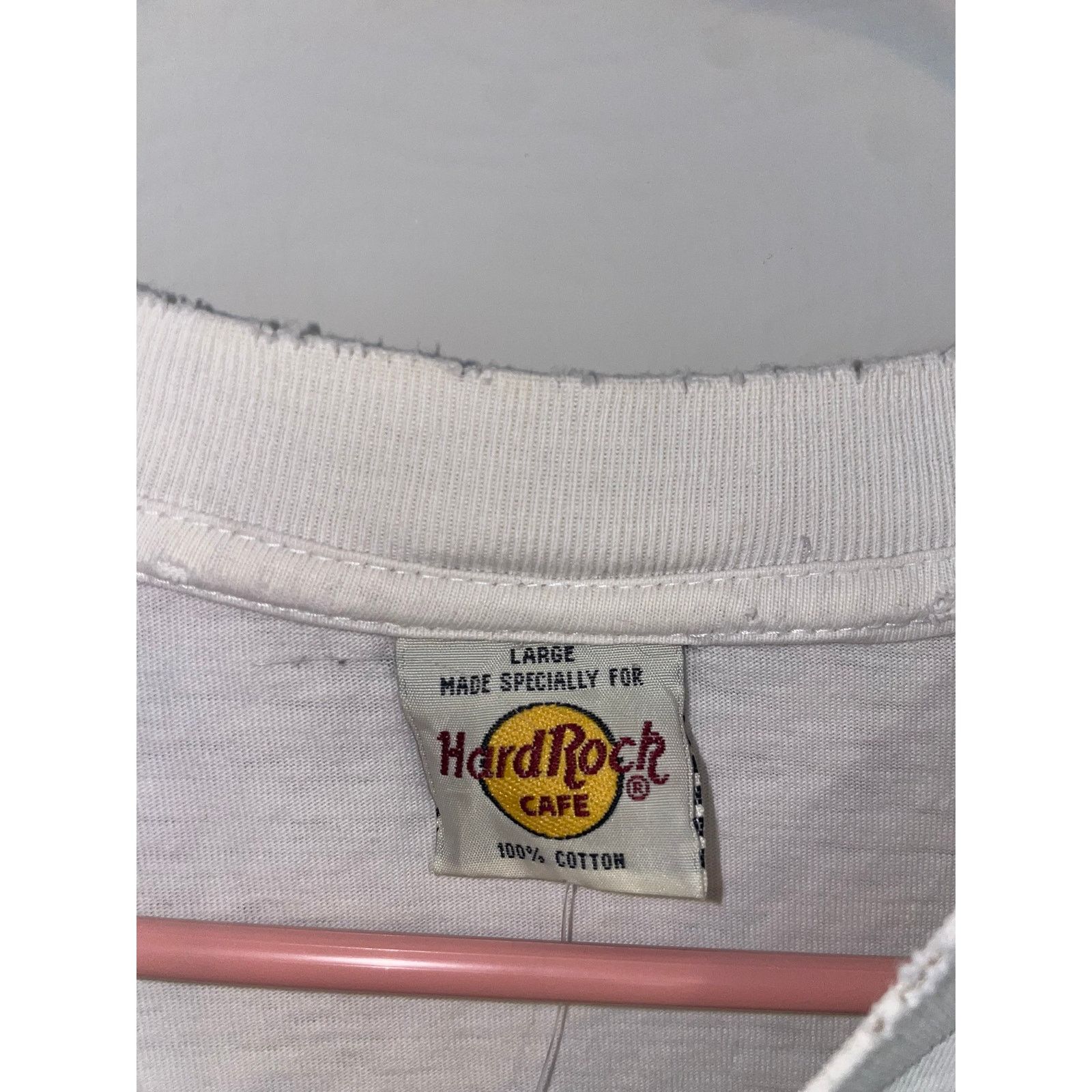 Hard Rock Cafe Vintage Hard Rock Cafe Beijing White Gold Shirt China VTG L Size US L / EU 52-54 / 3 - 6 Thumbnail