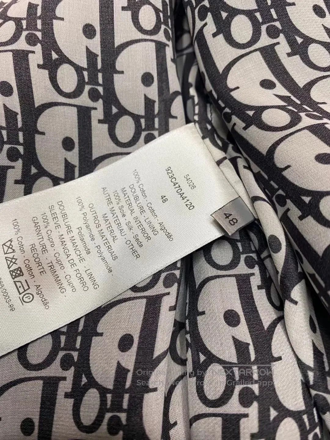 Dior Dior Homme Raw-Trimmed Zip Jacket. Size US M / EU 48-50 / 2 - 6 Thumbnail