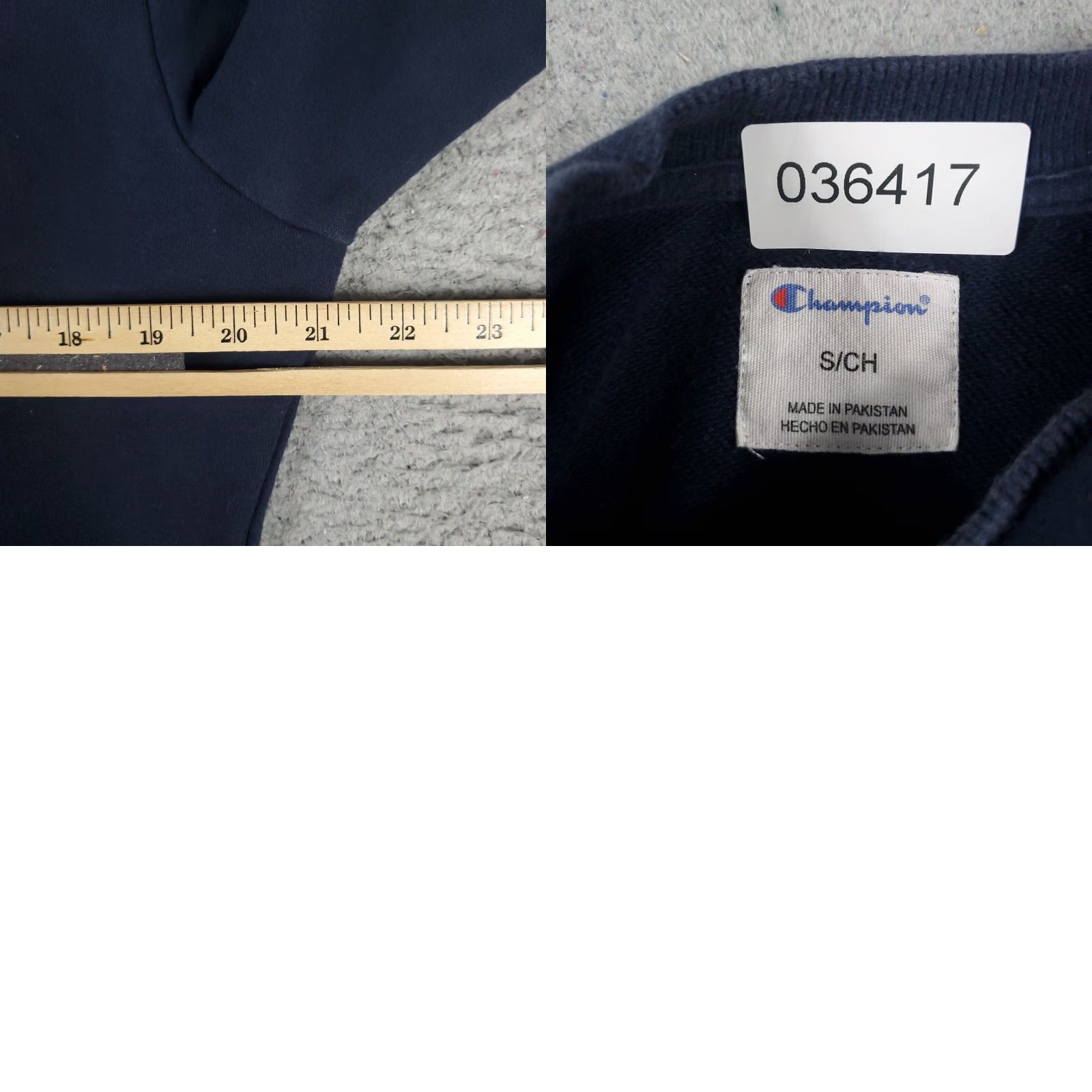 Champion Mens Small Champion Blue Casual Pullover Sweatshirt Size US S / EU 44-46 / 1 - 8 Thumbnail