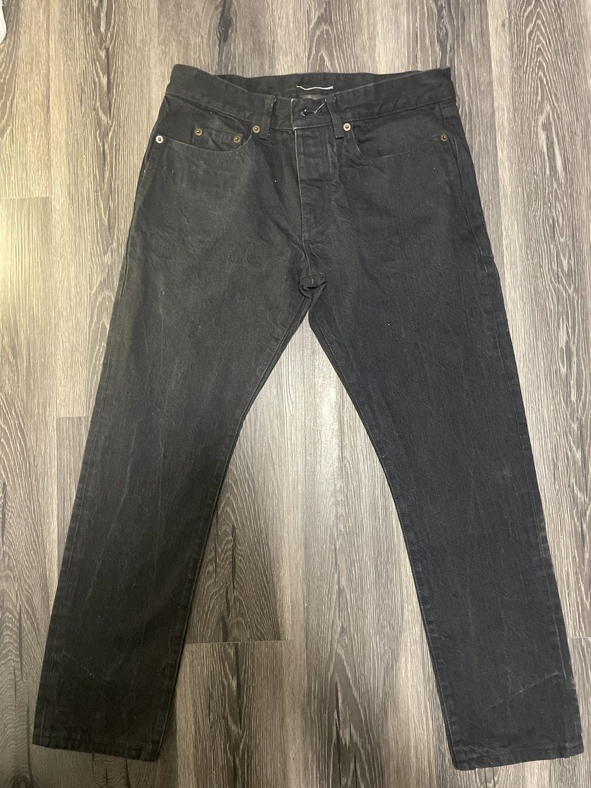 Saint Laurent Paris Skinny Jeans D14 Black