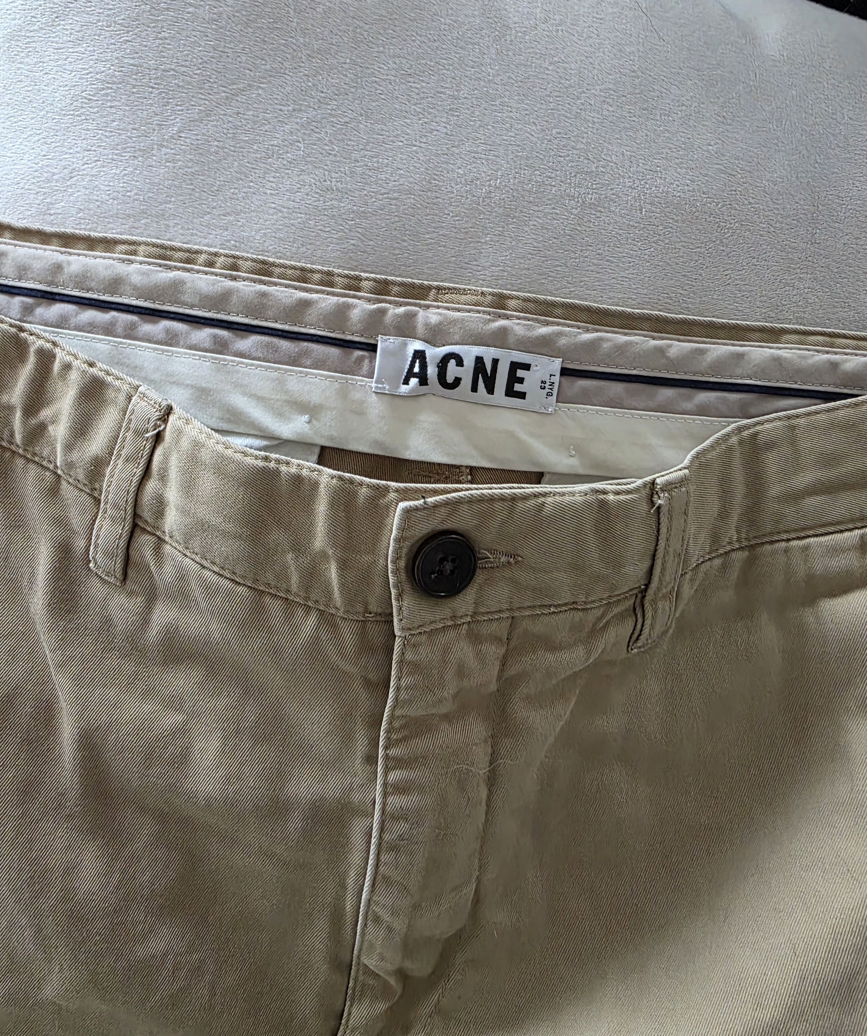 Acne Studios Acne Studios men's Roc Twill Chinos 31 Size US 31 - 12 Thumbnail