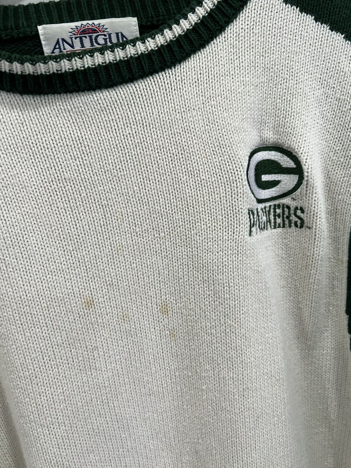 Vintage Vintage Green Bay Packers Knit Sweater Size US L / EU 52-54 / 3 - 3 Thumbnail