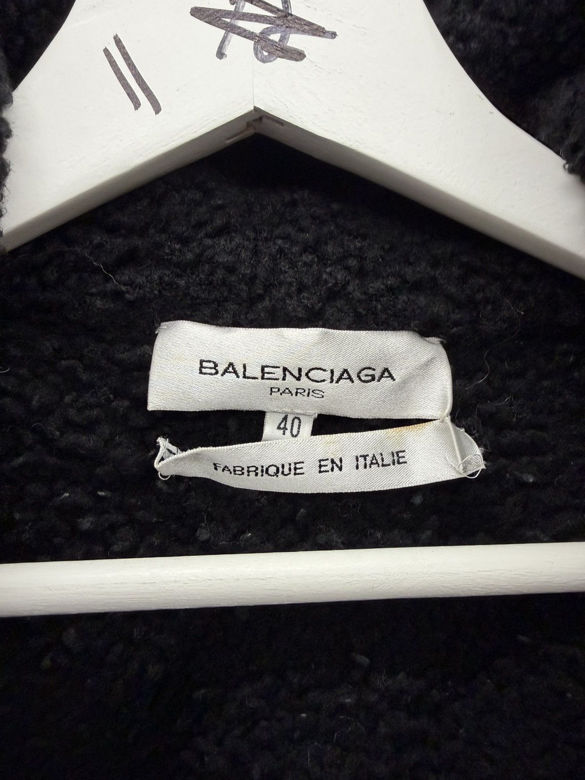 Balenciaga Balenciaga Asymmetric DoubleBreasted Sherpa Canvas Deck Coat Size US M / EU 48-50 / 2 - 7 Thumbnail