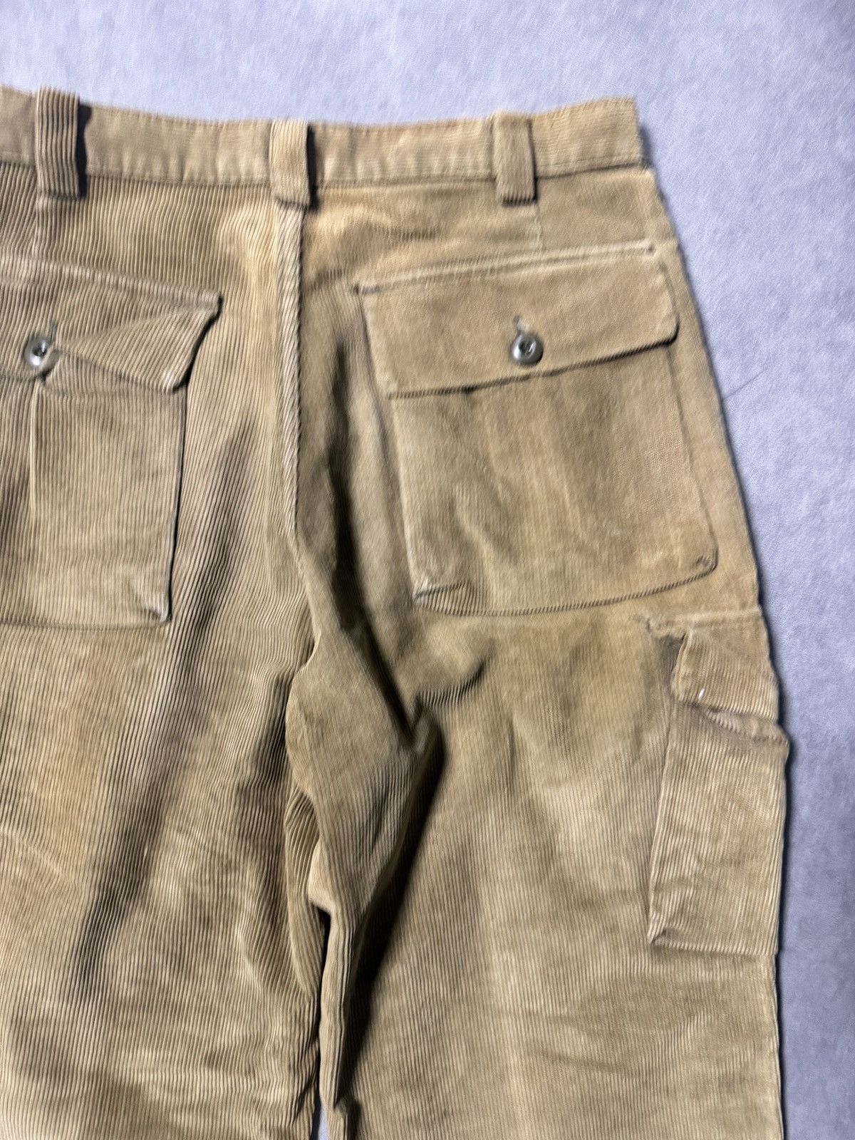 Stussy Vintage Rare Stussy Corduroy Cargo Pants Skate Size US 31 - 10 Thumbnail