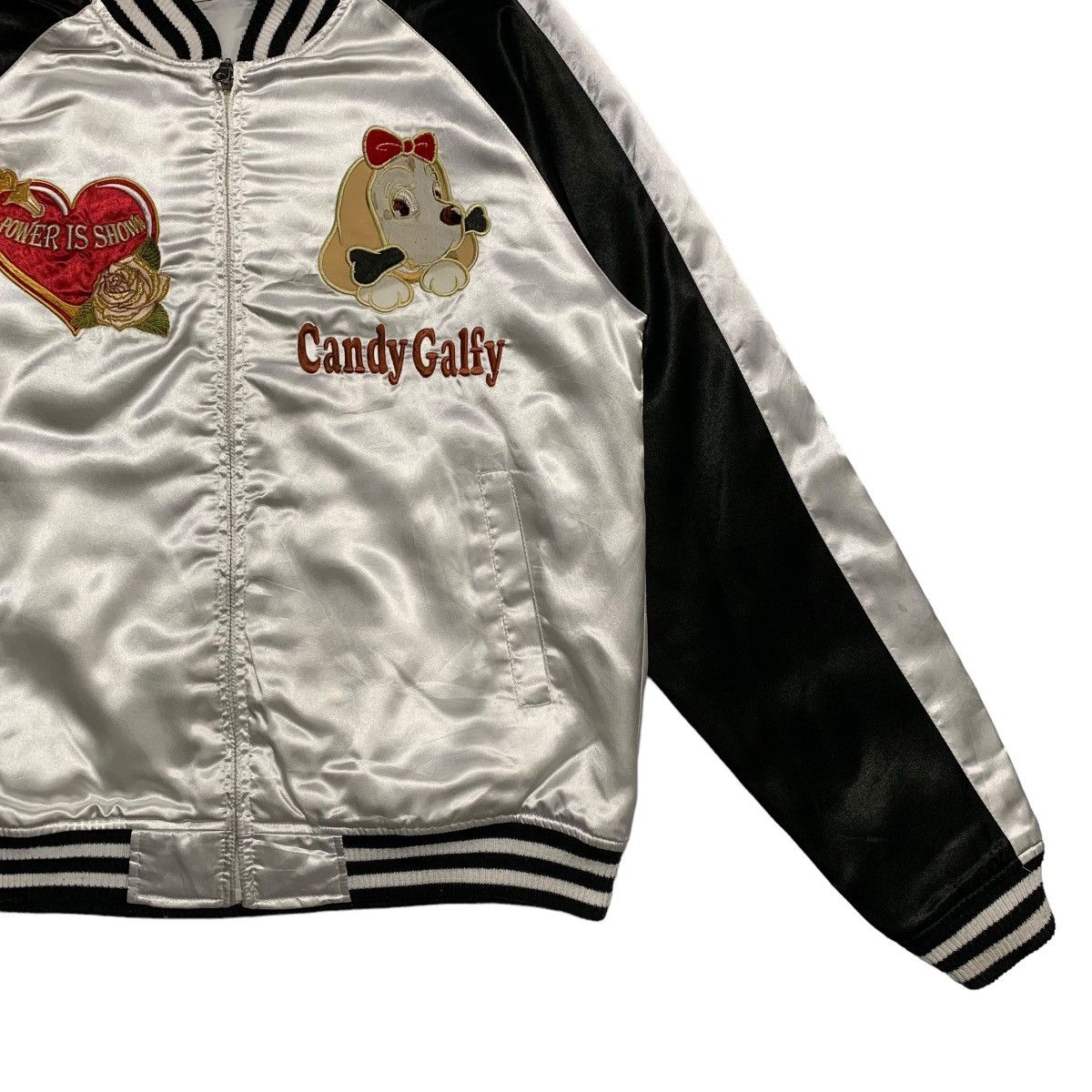 Japanese Brand Candy Galfy Dog Big Picture Sukajan Jacket Size M / US 6-8 / IT 42-44 - 9 Thumbnail